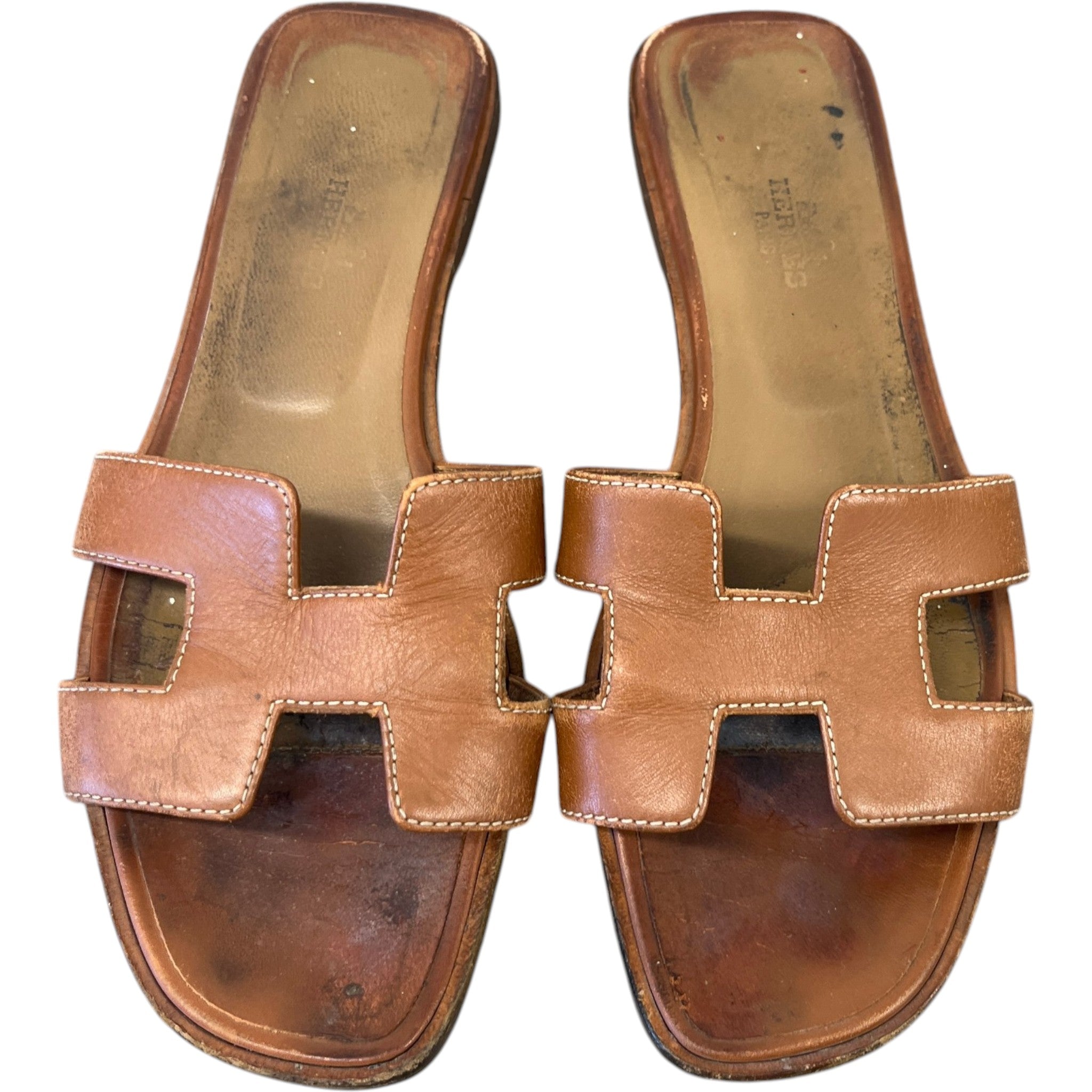 Women's Oran Slides Brown Size EU 37.5 / UK 4.5