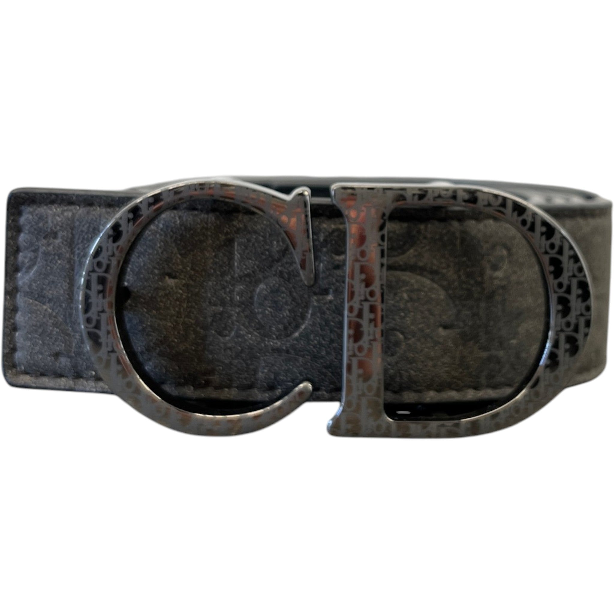 Men's Oblique Belt Black Size Waist 36"