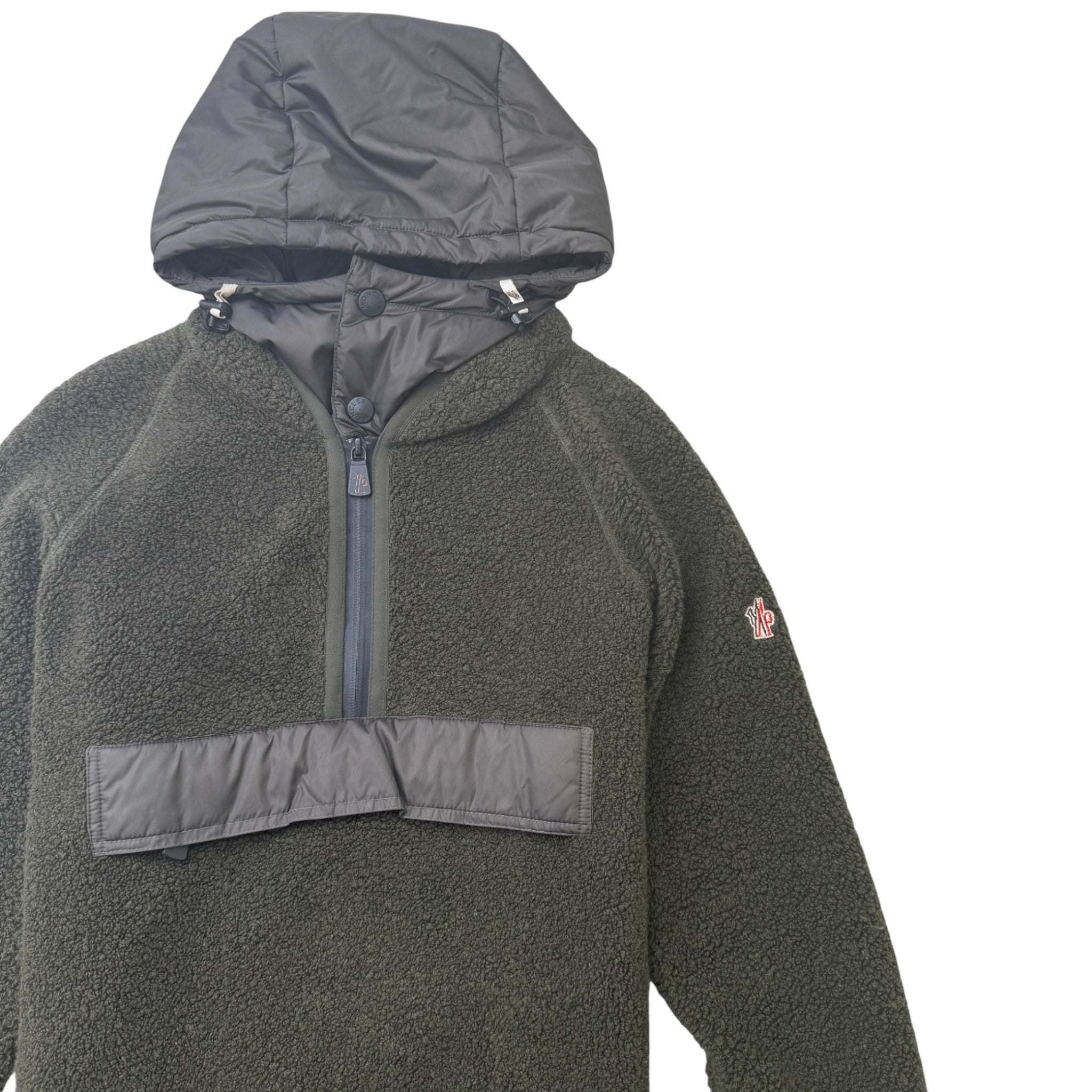 Men's Maglia Fleece Hoodie Khaki Size L