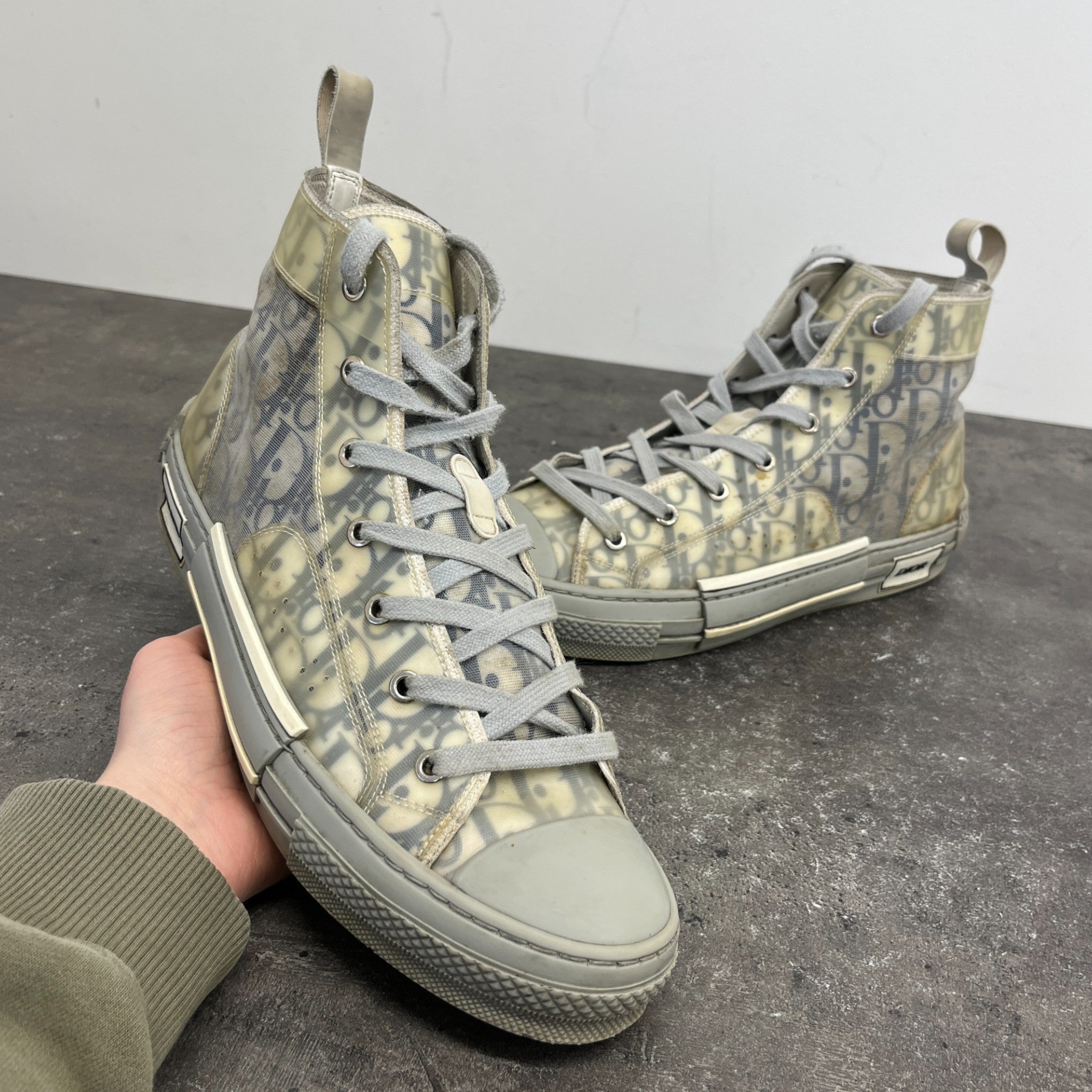 Men's B23 High Trainers Grey Size EU 42 / UK 8