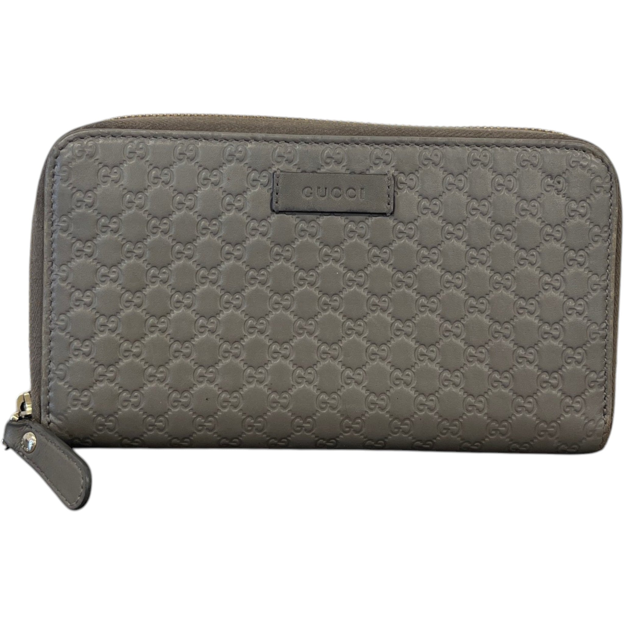 Women's Gg Supreme Zip Around Wallet Grey