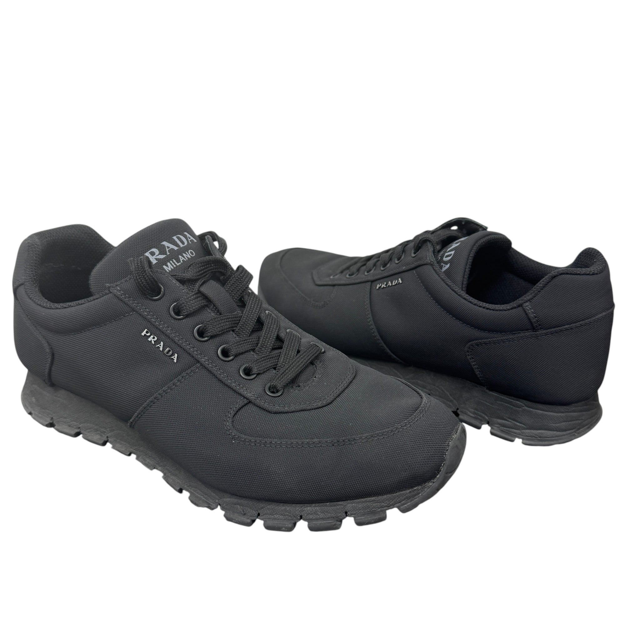Men's Re-Nylon Low Trainers Black Size EU 41 / UK 7