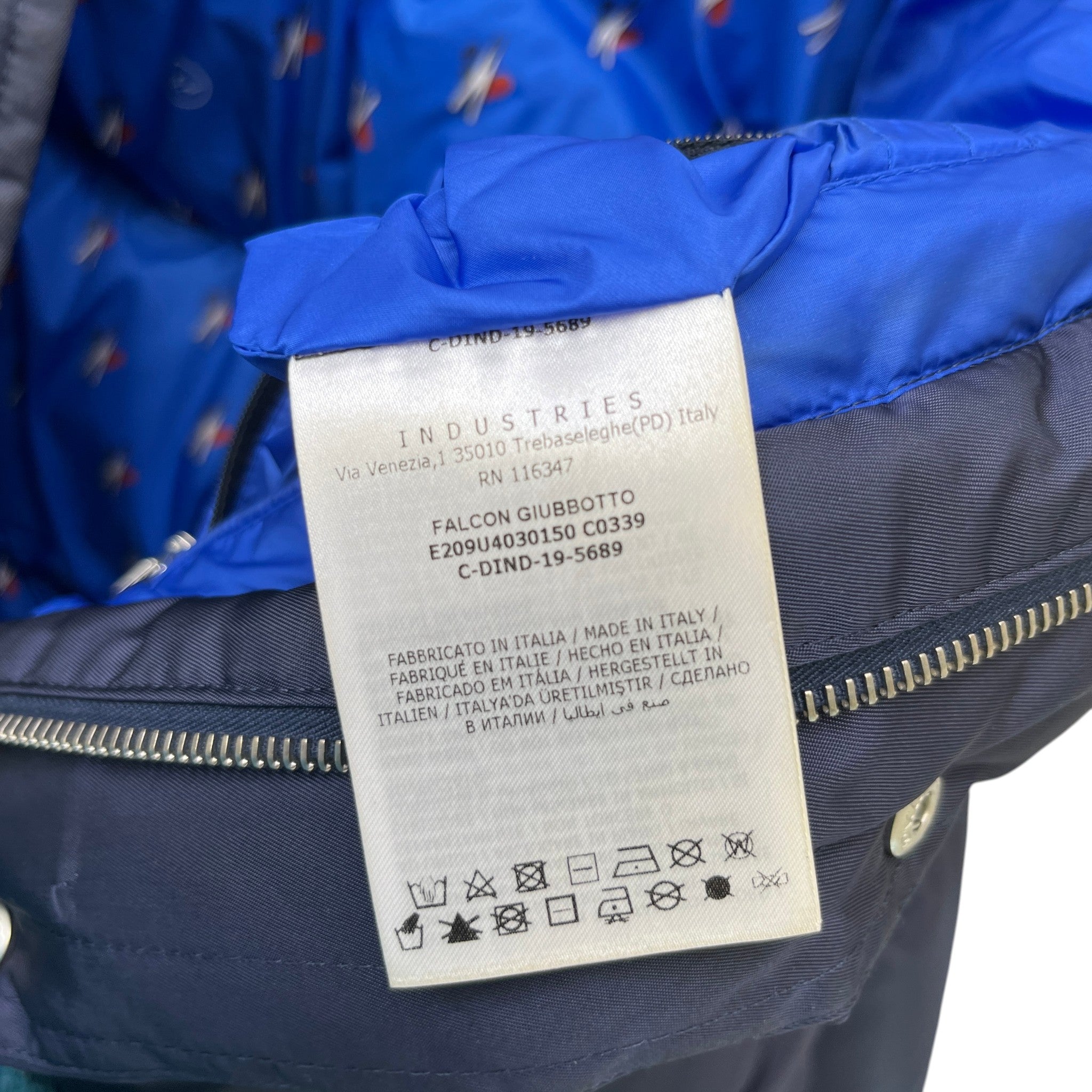 Men's Falcon Down Jacket Blue Size 5 / XXL