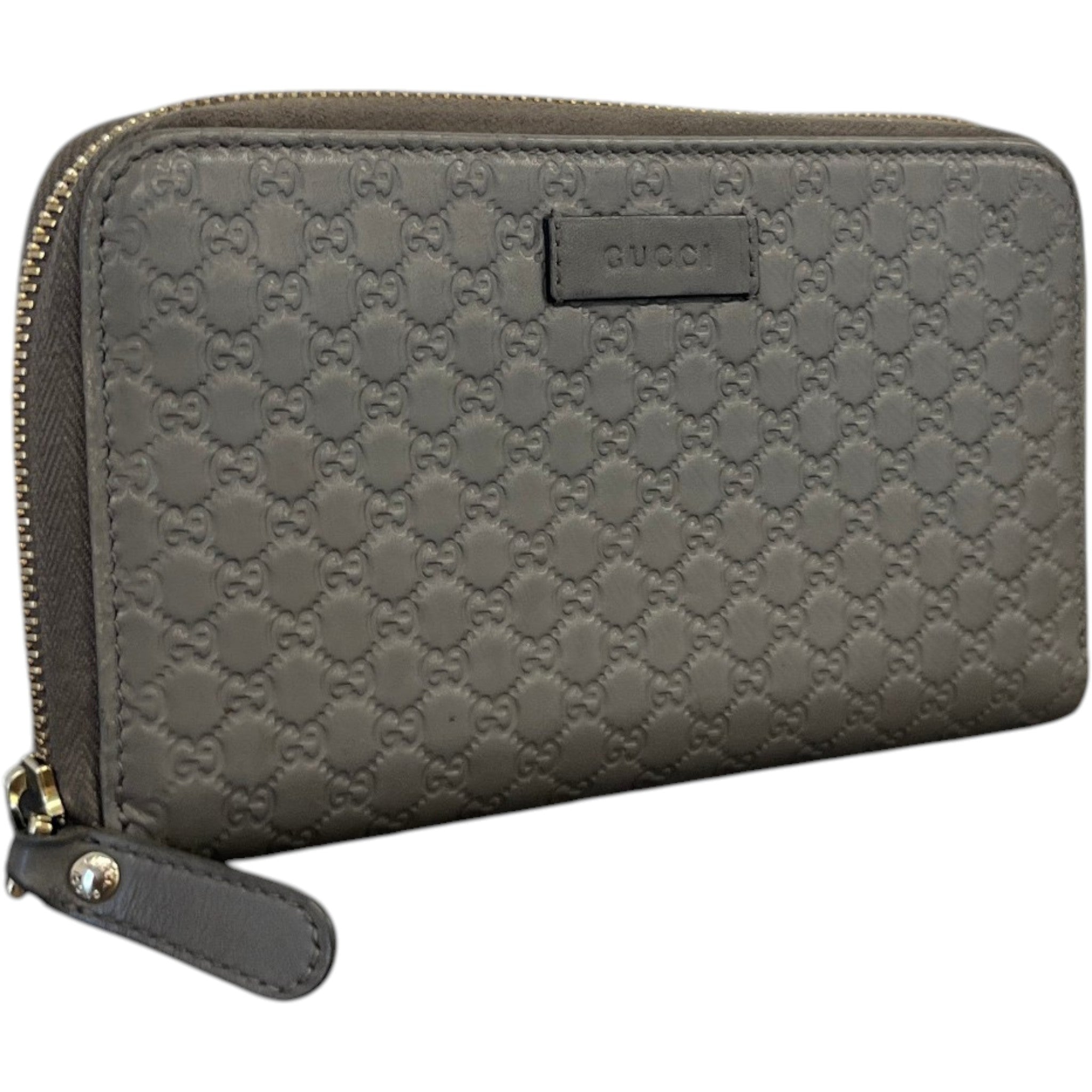 Women's Gg Supreme Zip Around Wallet Grey