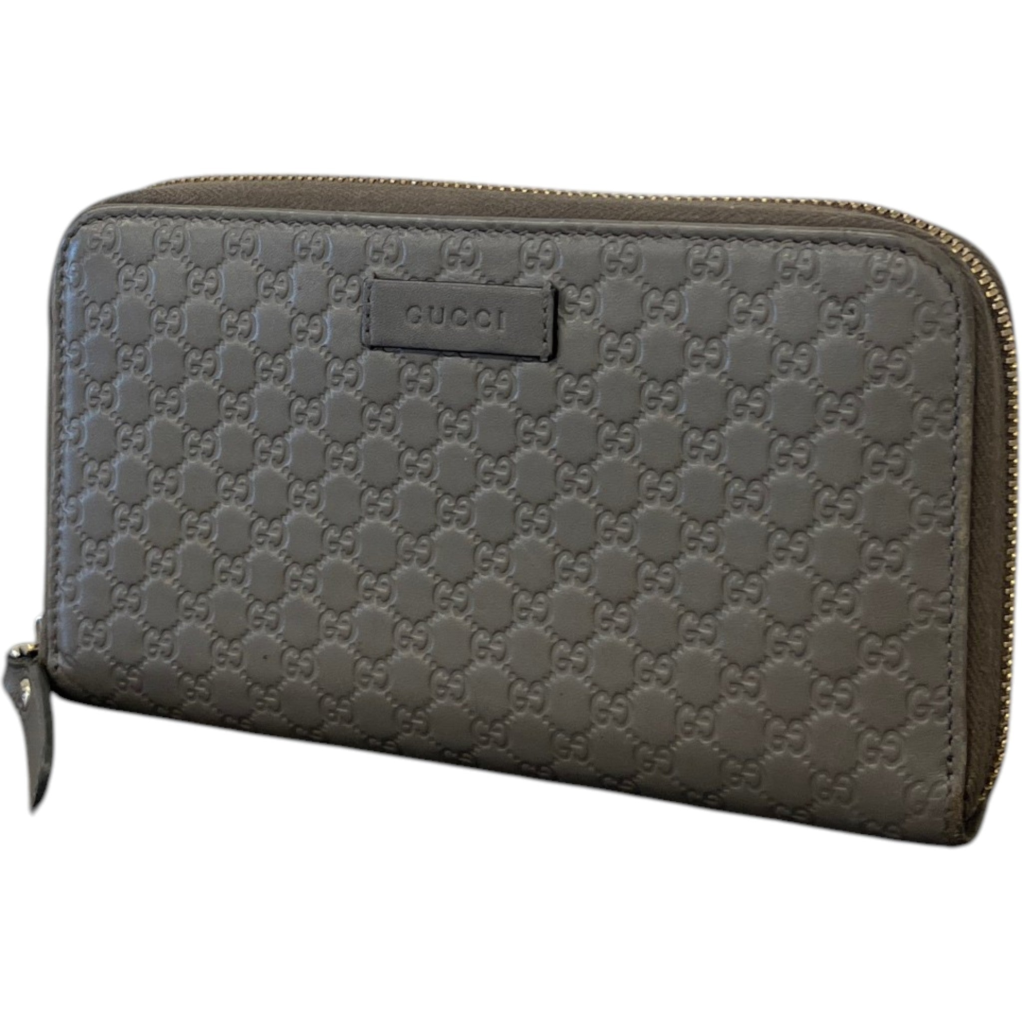 Women's Gg Supreme Zip Around Wallet Grey