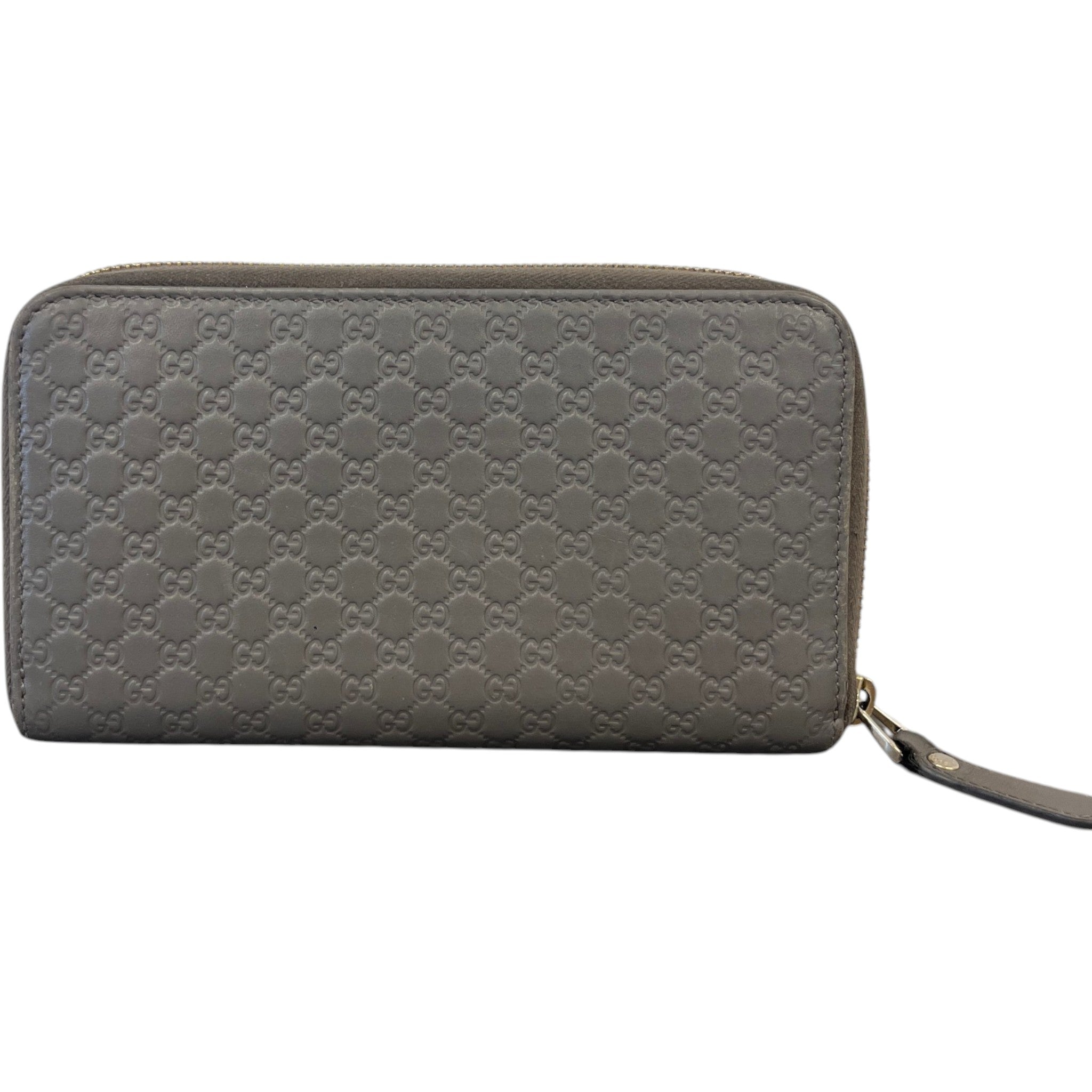 Women's Gg Supreme Zip Around Wallet Grey