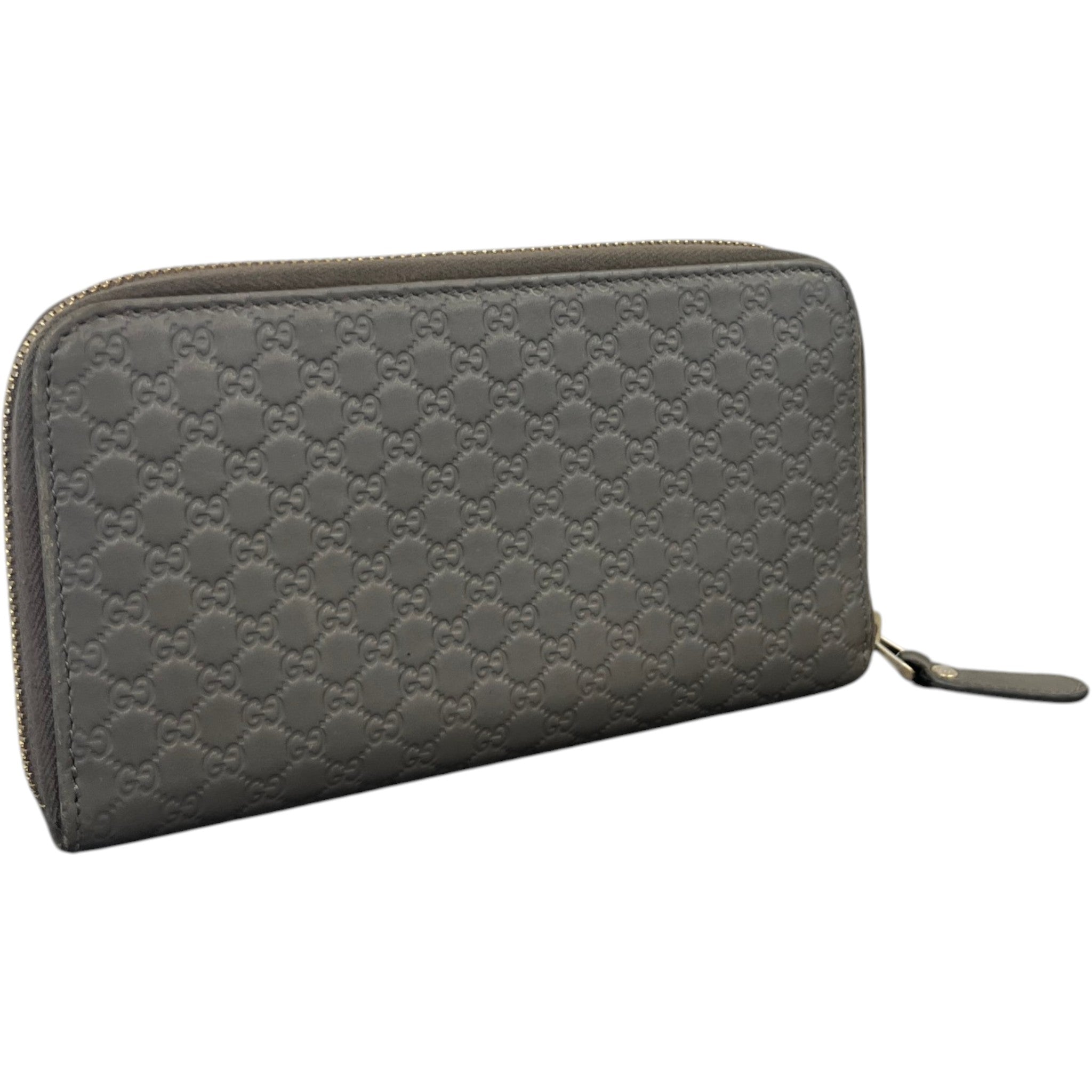 Women's Gg Supreme Zip Around Wallet Grey