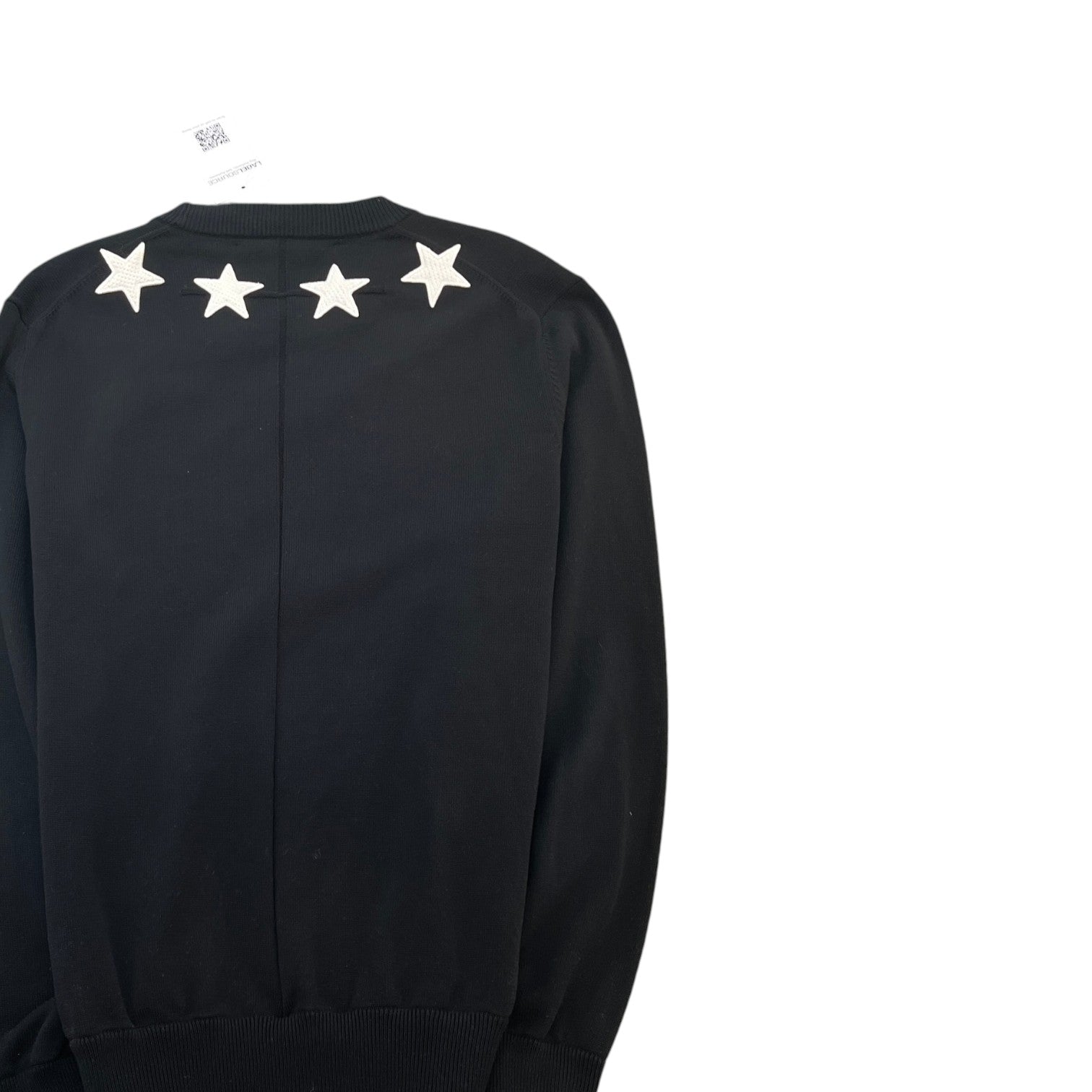 Men's Star Patch Jumper Black Size L