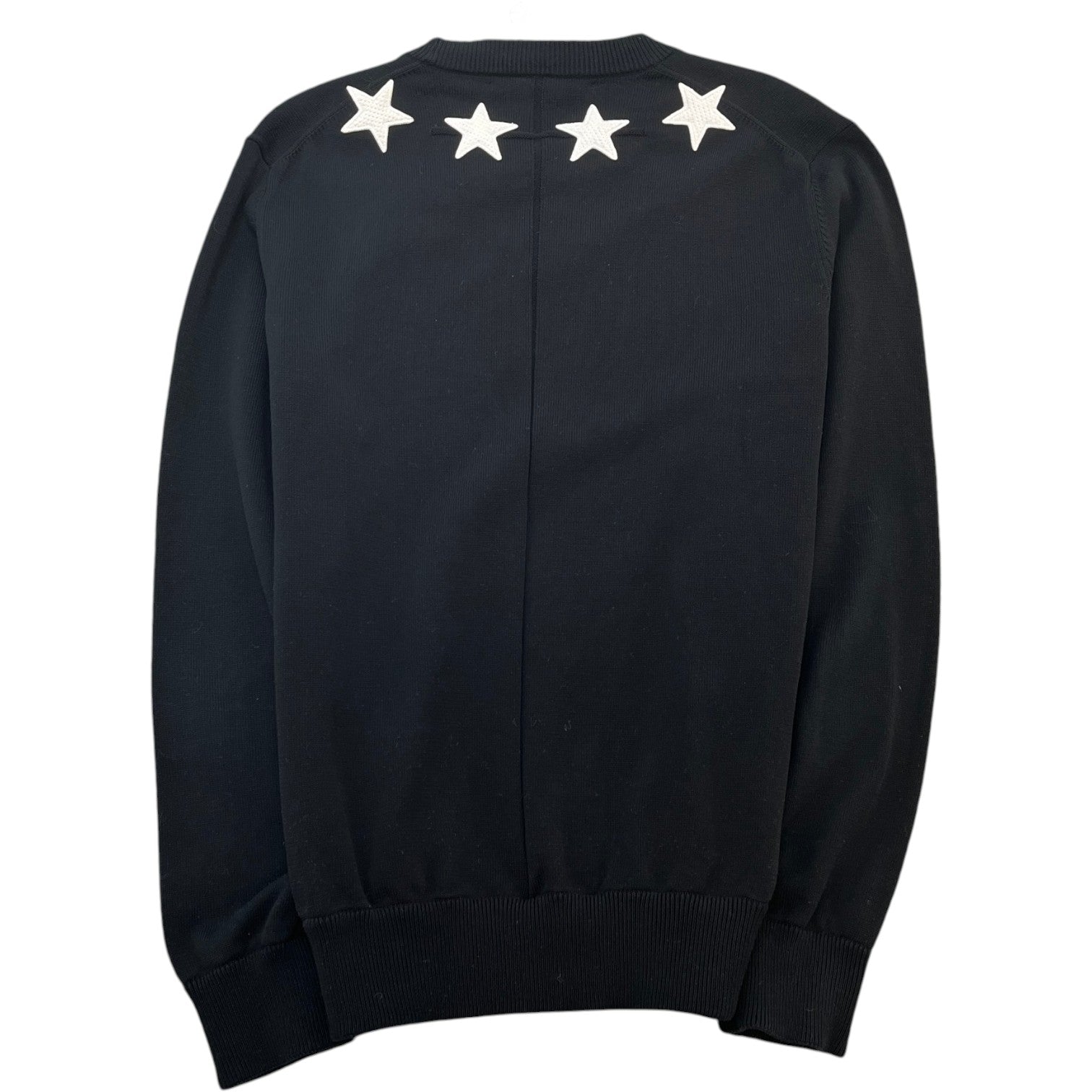 Men's Star Patch Jumper Black Size L