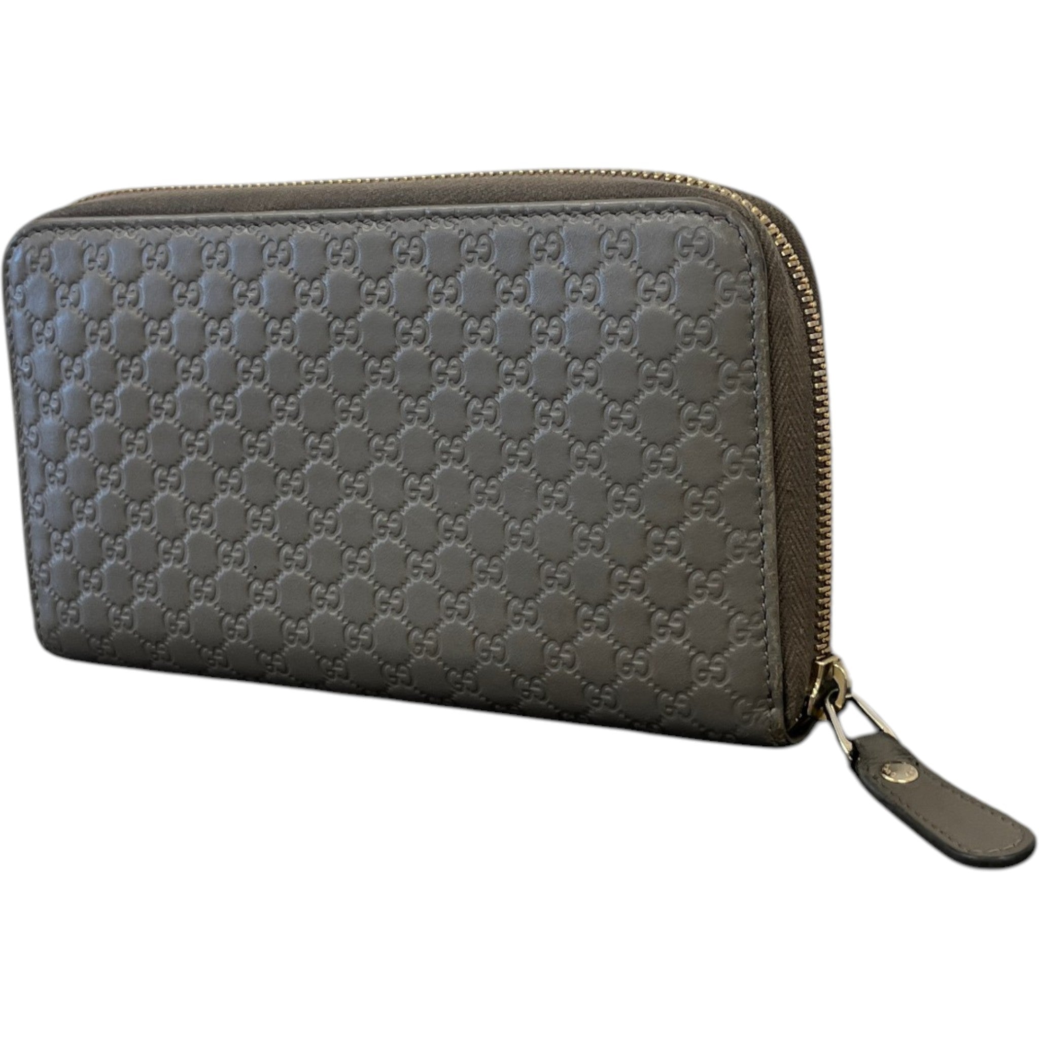 Women's Gg Supreme Zip Around Wallet Grey