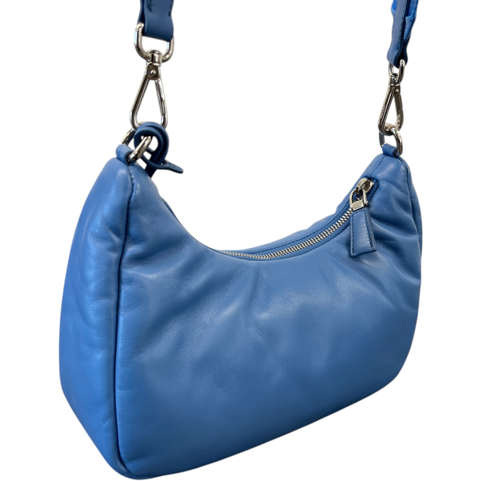Women's Re-Edition 2005 Padded Nappa Bag Blue