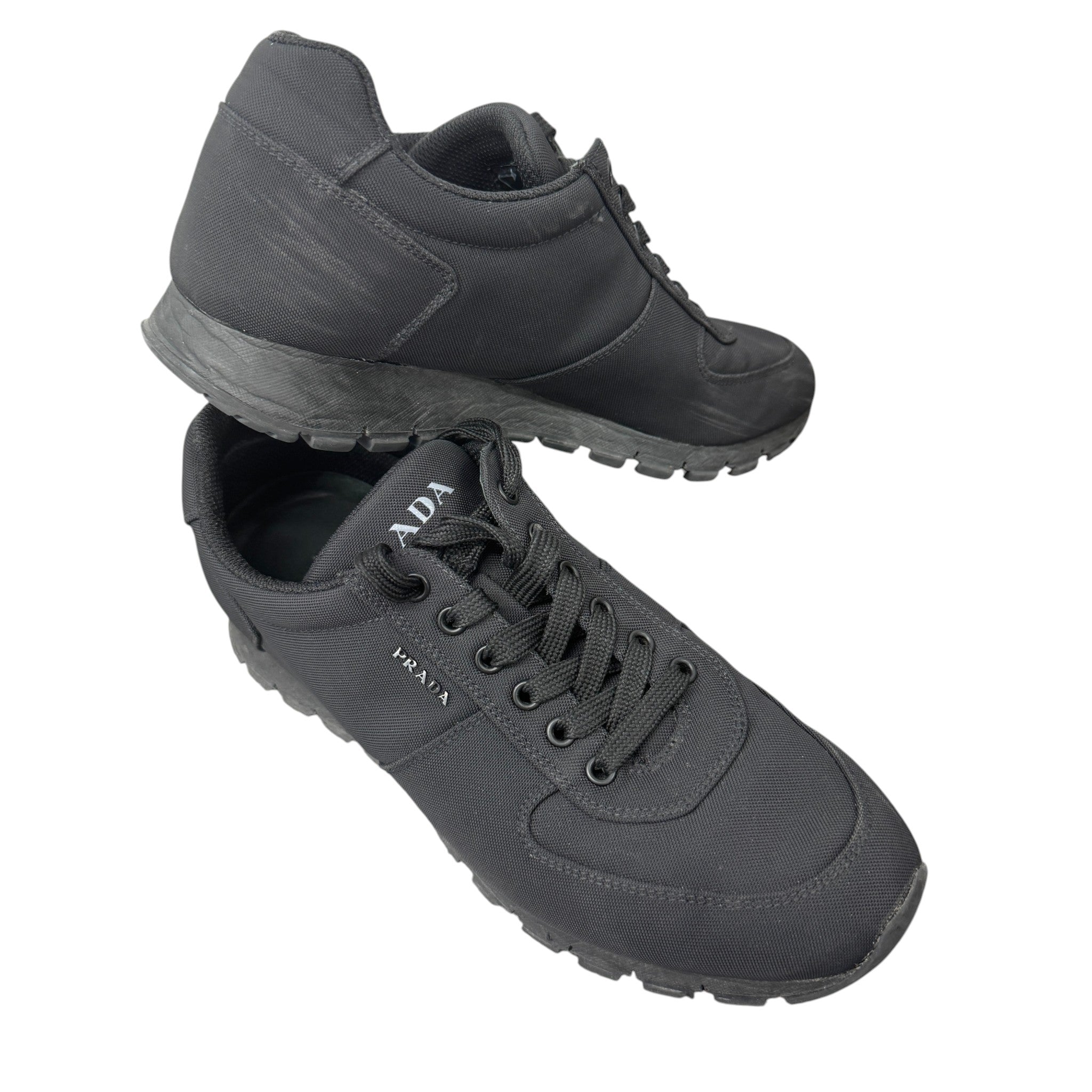 Men's Re-Nylon Low Trainers Black Size EU 41 / UK 7
