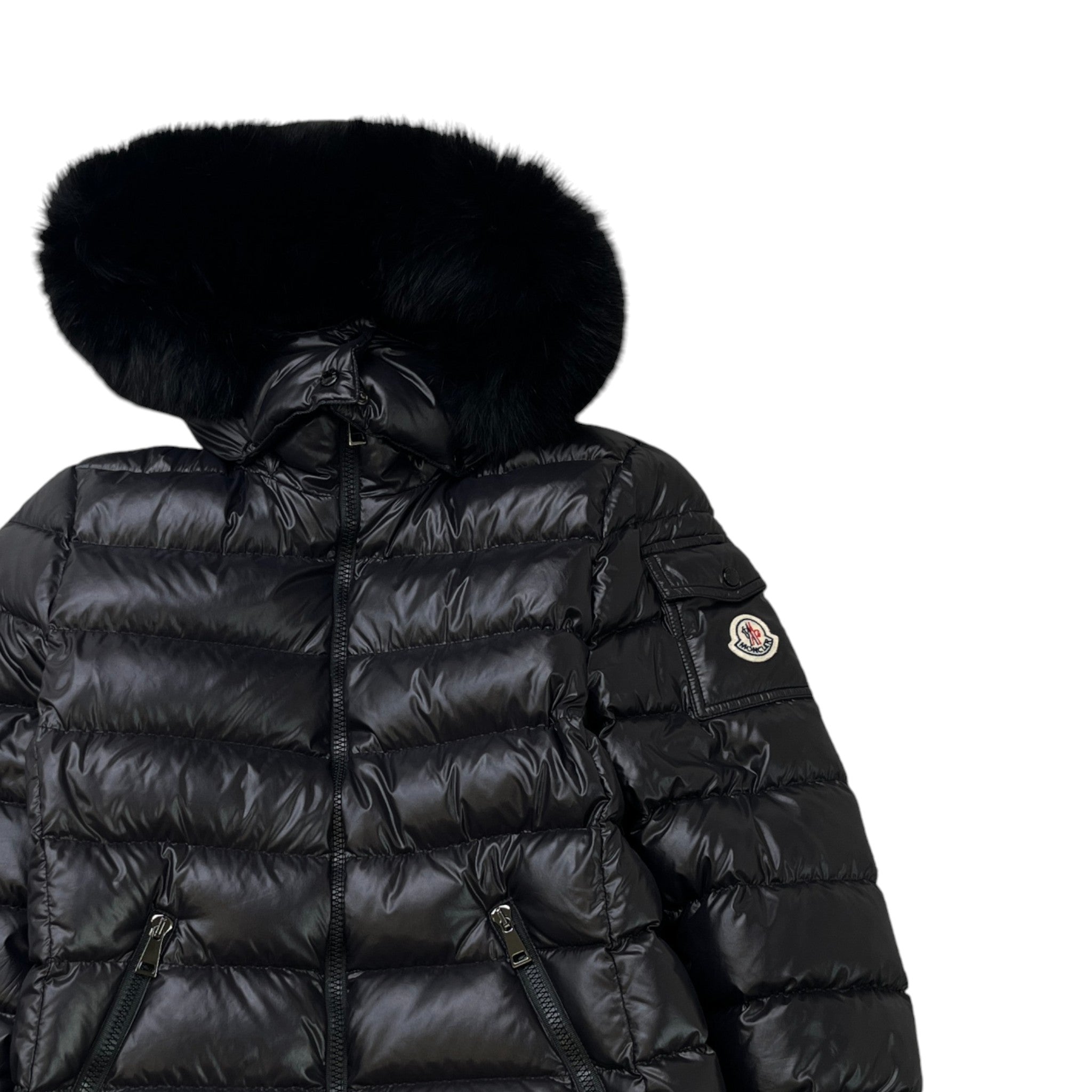 Women's Badyfur Down Jacket Black Size 1 / UK 10