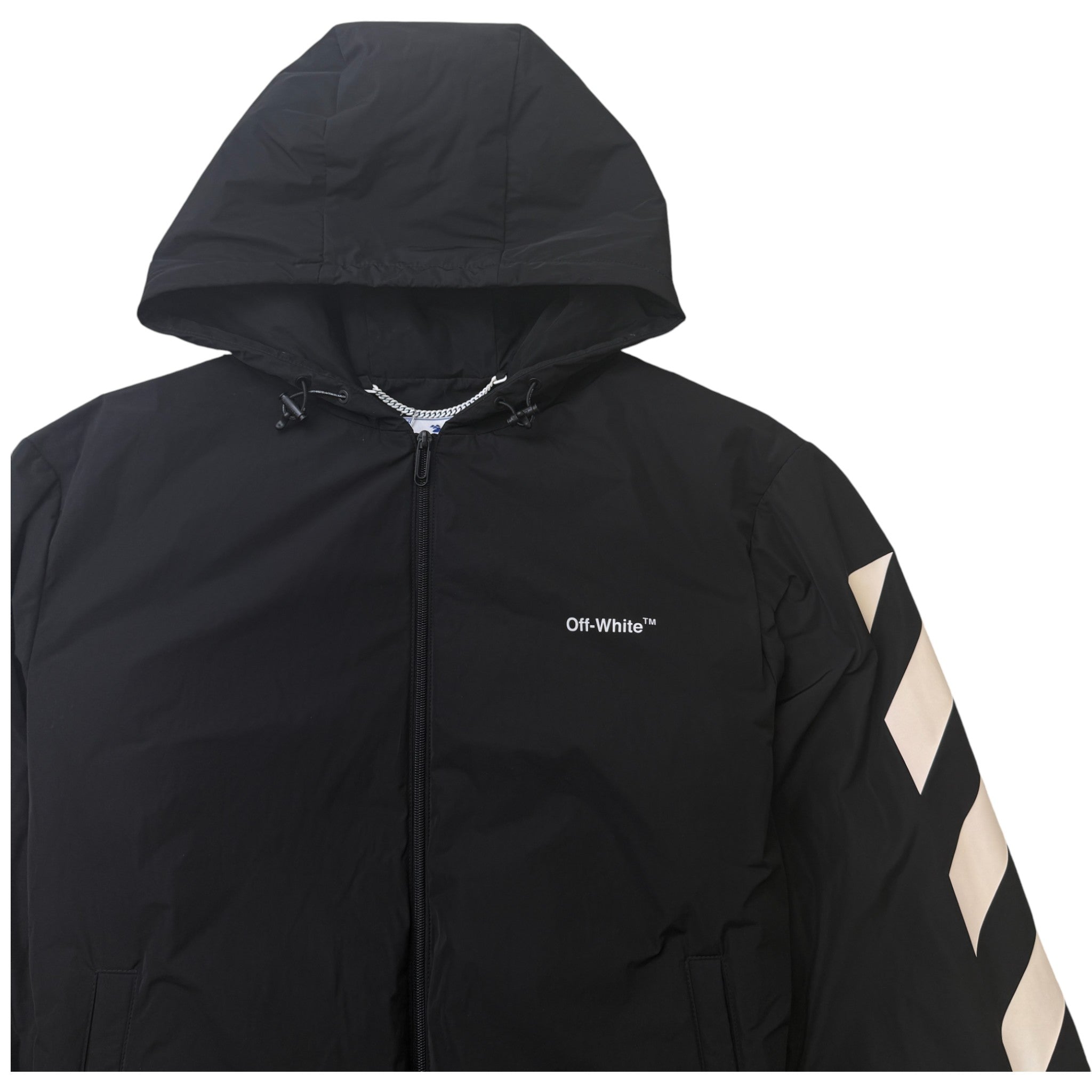 Men's Diag Logo Jacket Black Size M