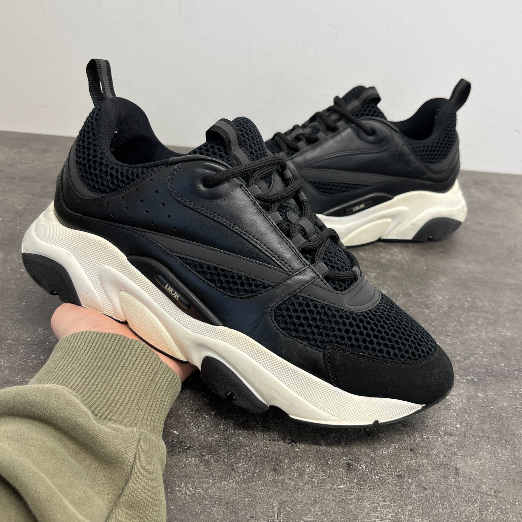 Men's B22 Low Trainers Black Size EU 44.5 / UK 10.5