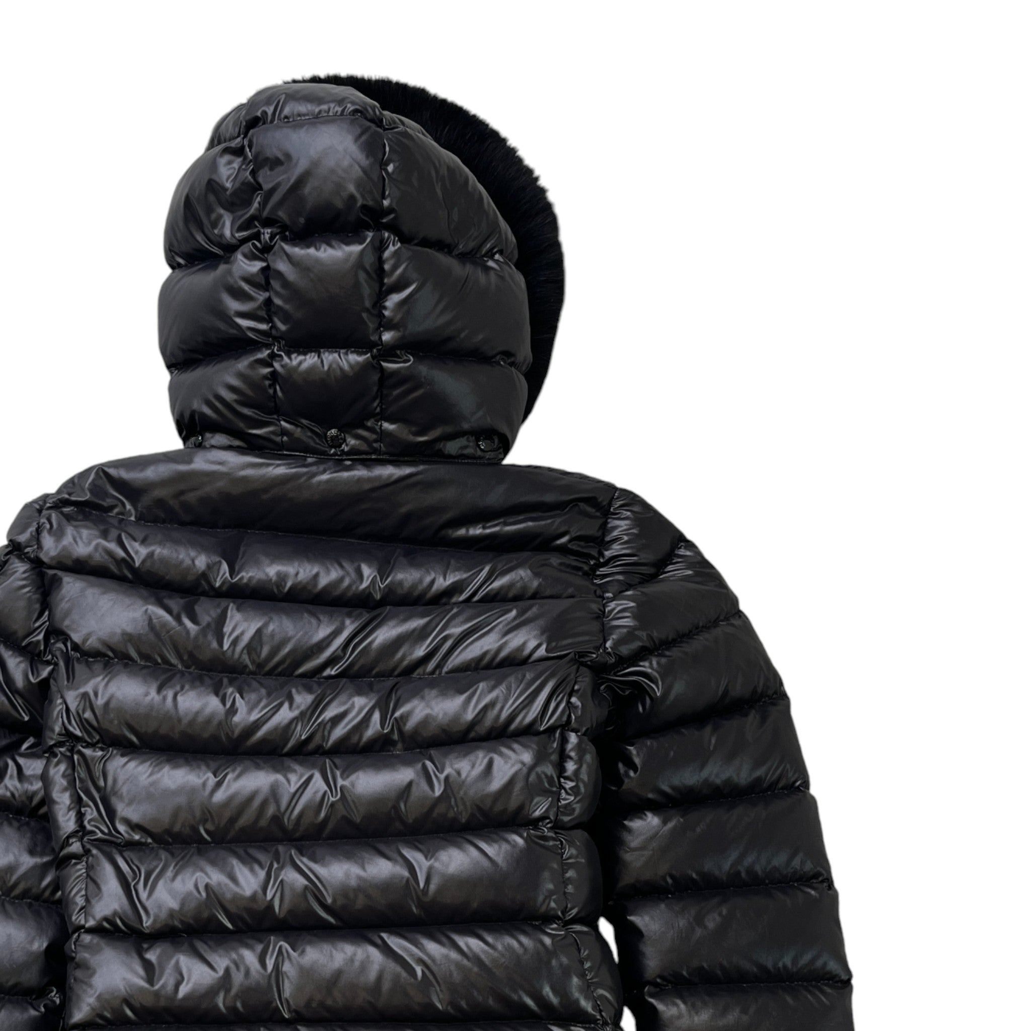 Women's Badyfur Down Jacket Black Size 1 / UK 10