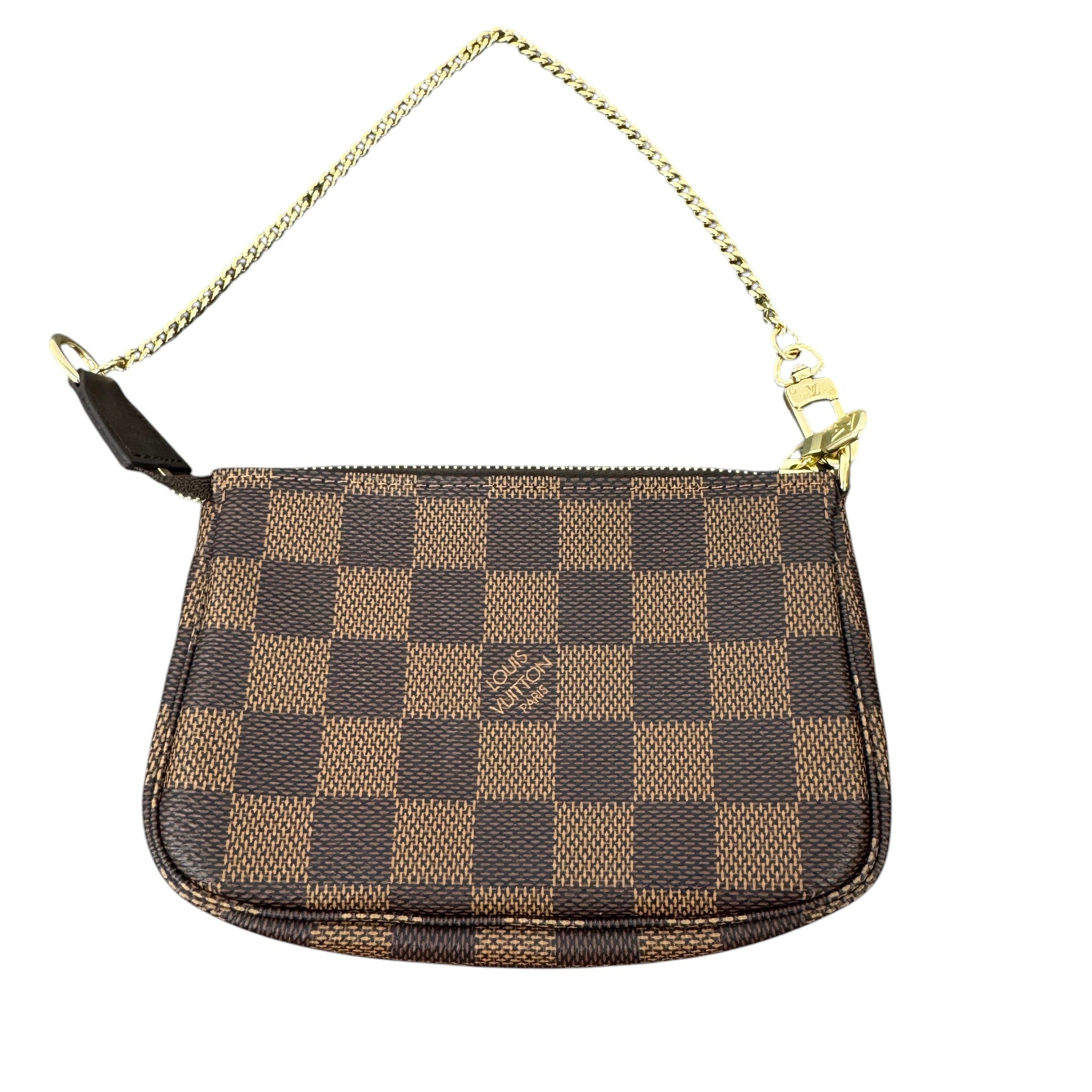 Women's Damier Ebene Mini Pochette Bag Brown