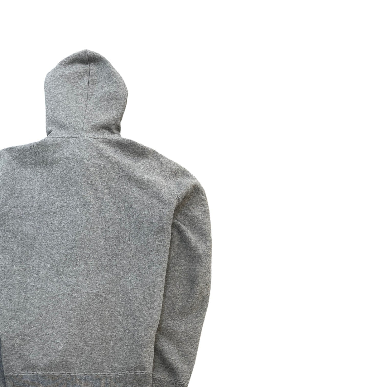 Men's Embroidered Logo Hoodie Grey Size M