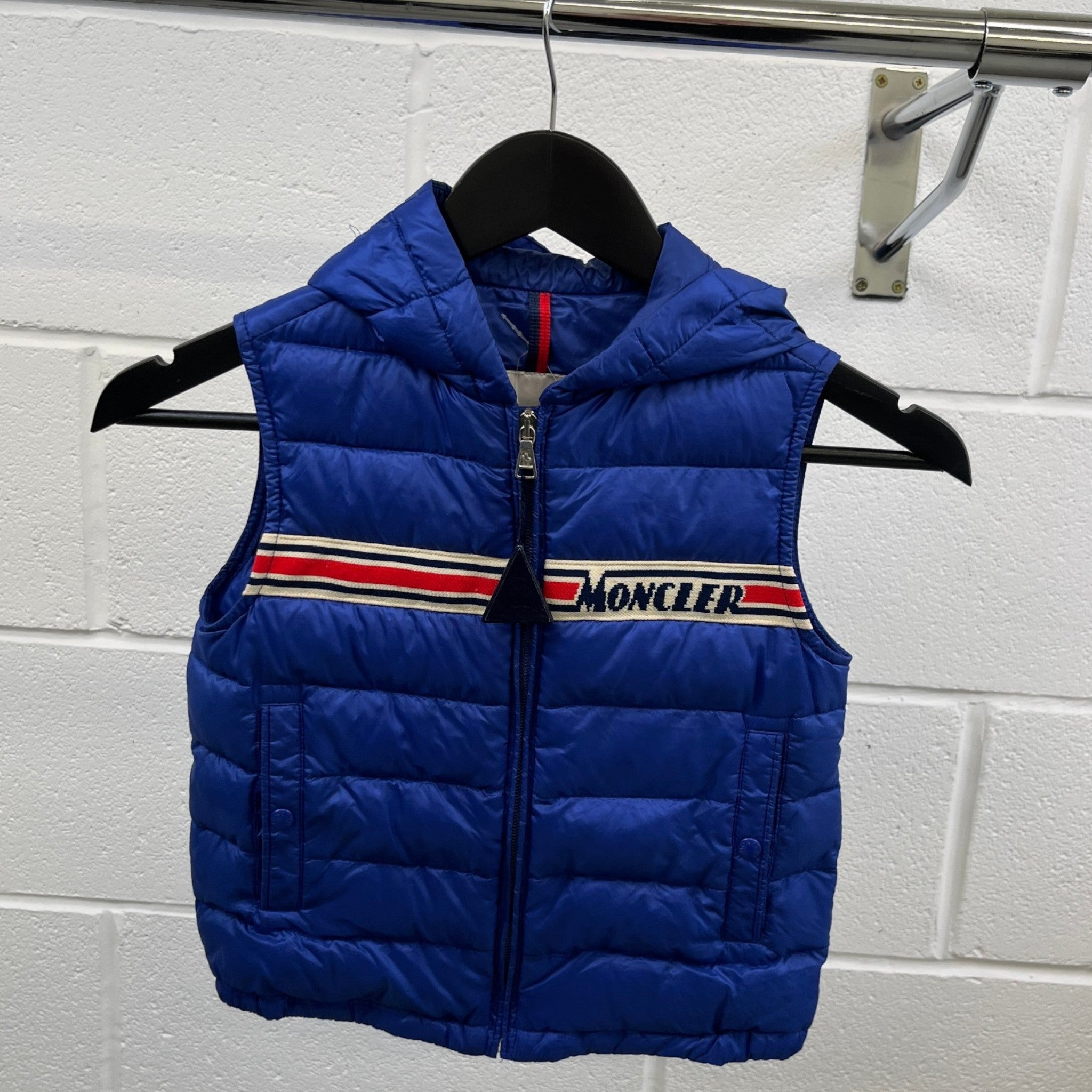 Men's Boys Age 6 Bargy Gilet Blue Size XXS