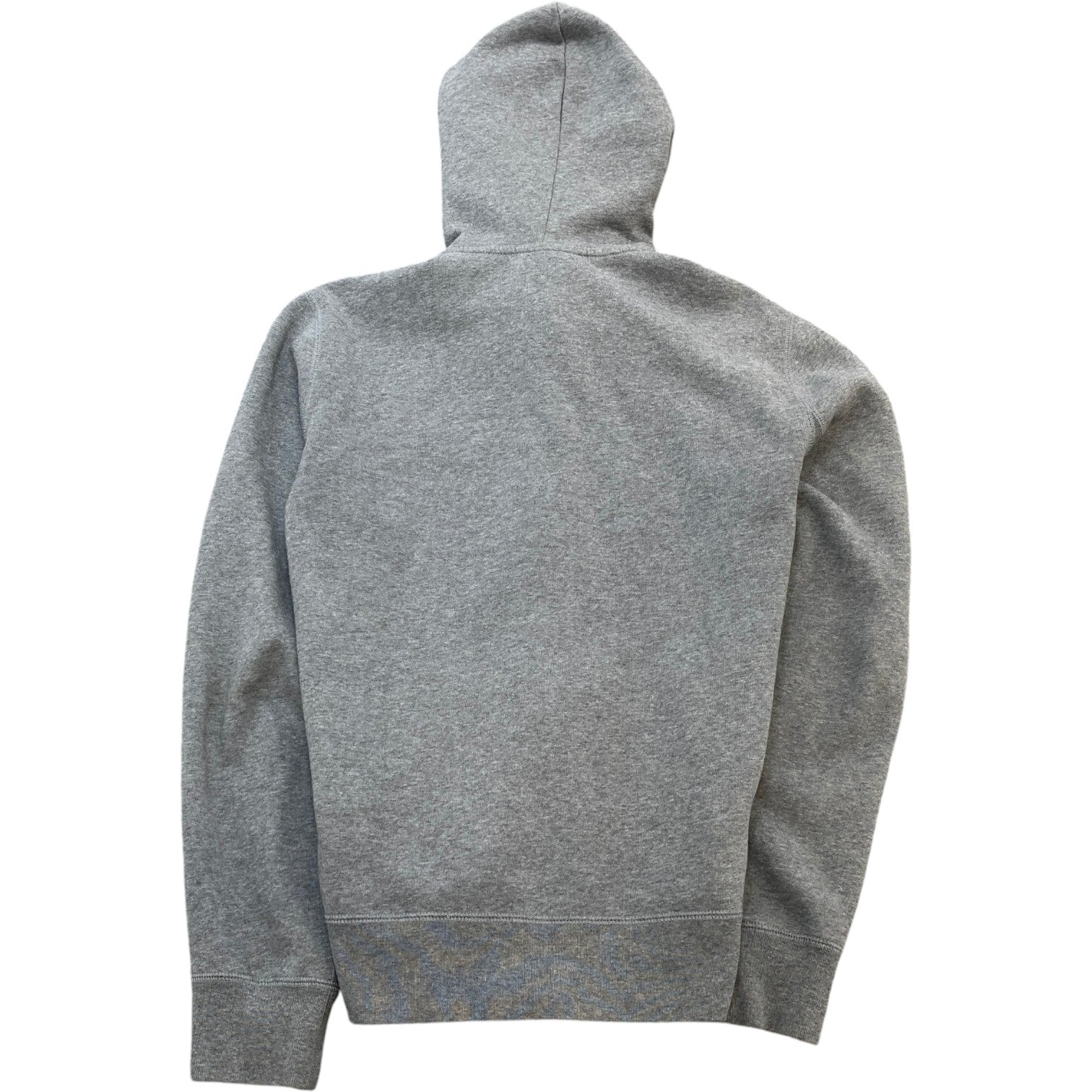 Men's Embroidered Logo Hoodie Grey Size M