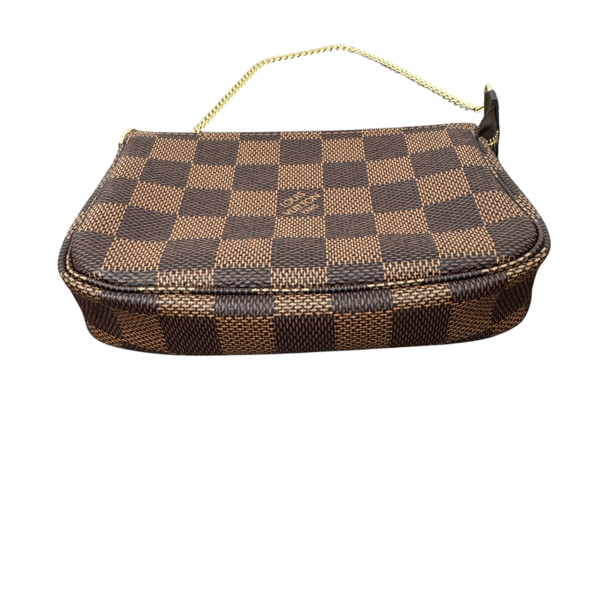 Women's Damier Ebene Mini Pochette Bag Brown