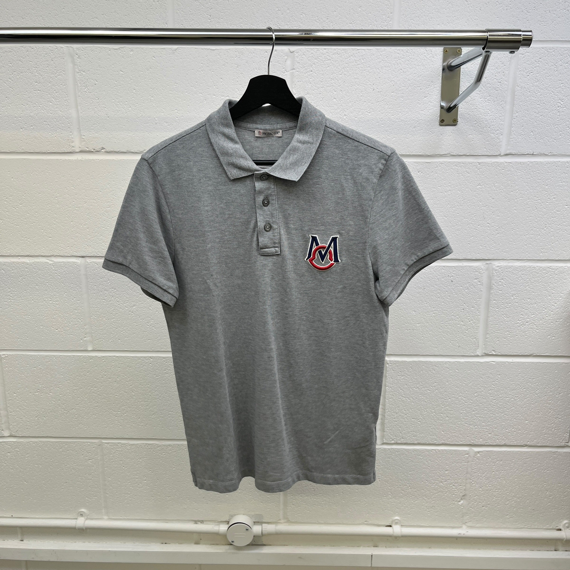 Men's Maglia Polo Shirt Grey Size S