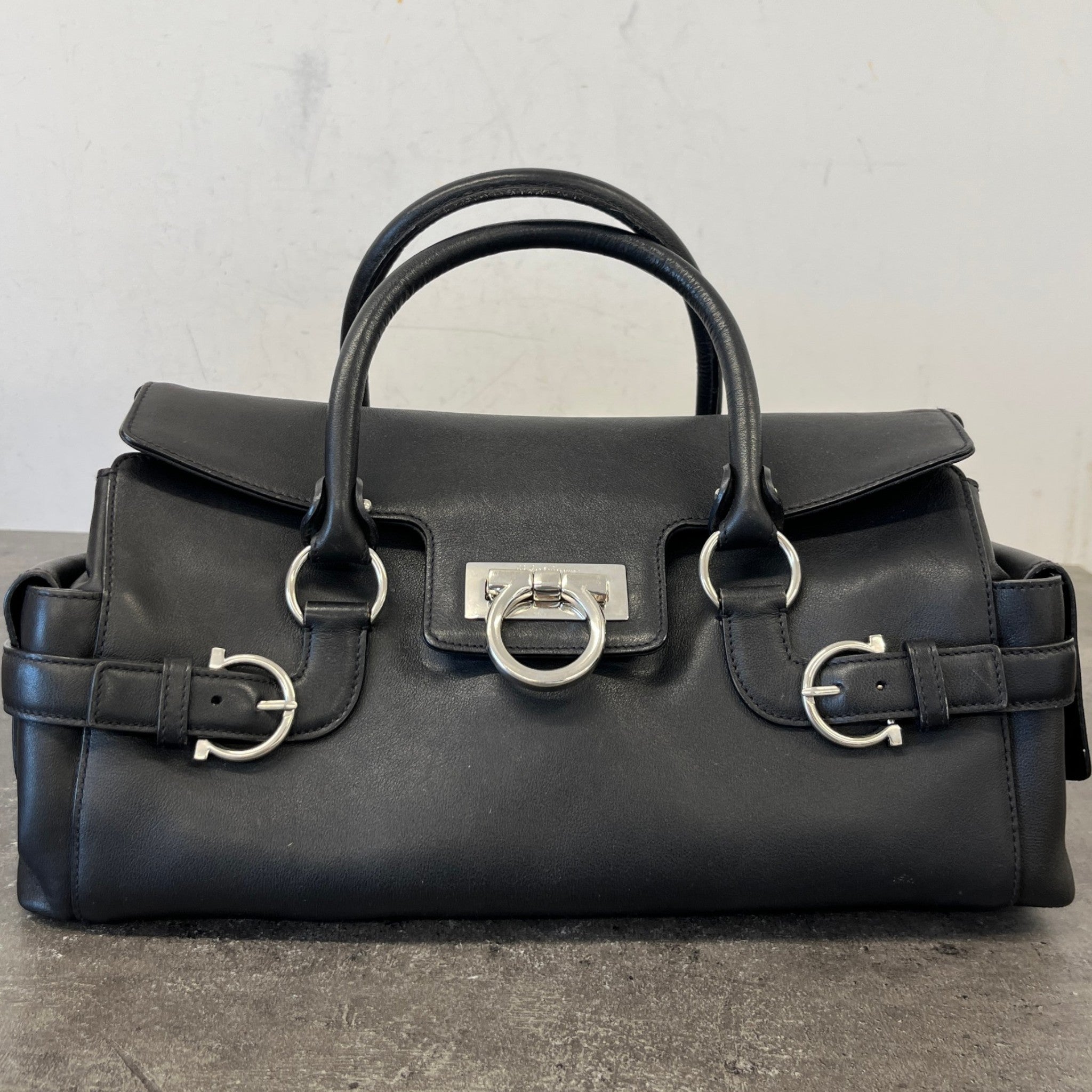 Women's Gancini Handbag Black