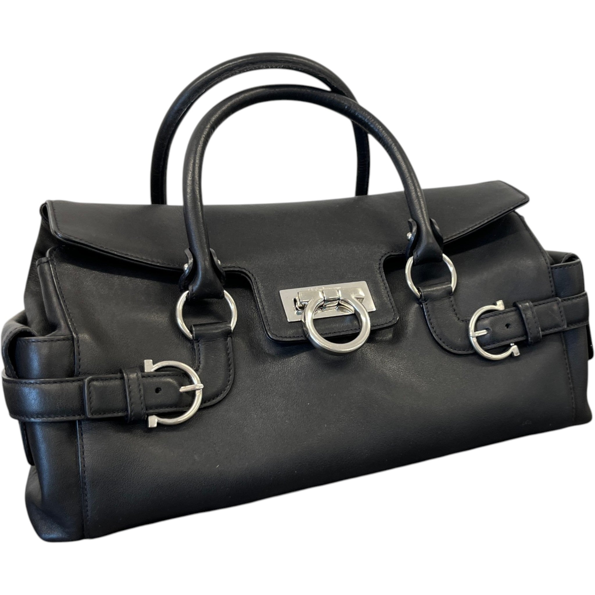 Women's Gancini Handbag Black
