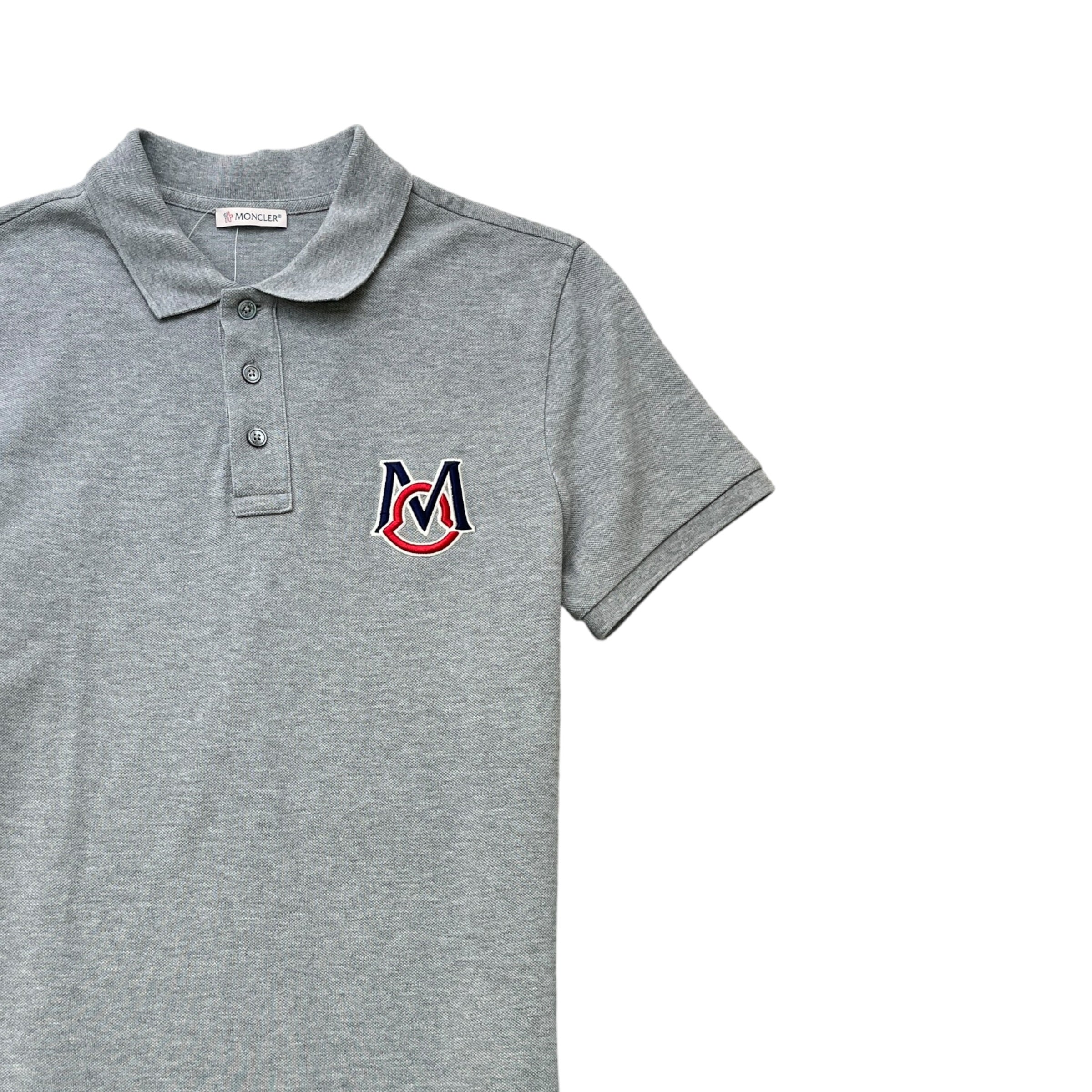 Men's Maglia Polo Shirt Grey Size S