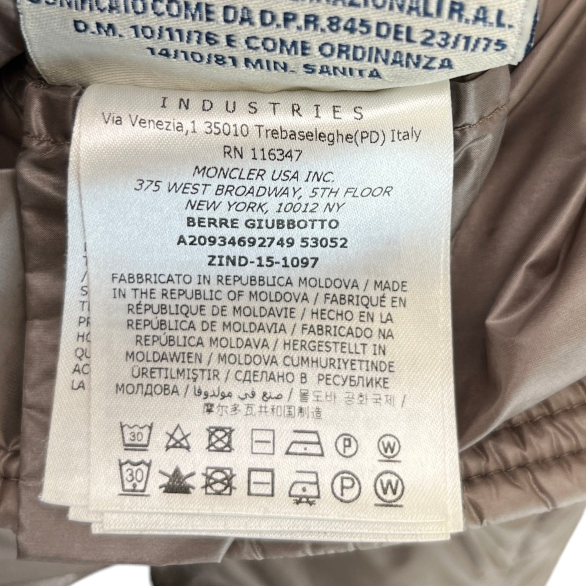Women's Berre Down Jacket Brown Size 0 / UK 4