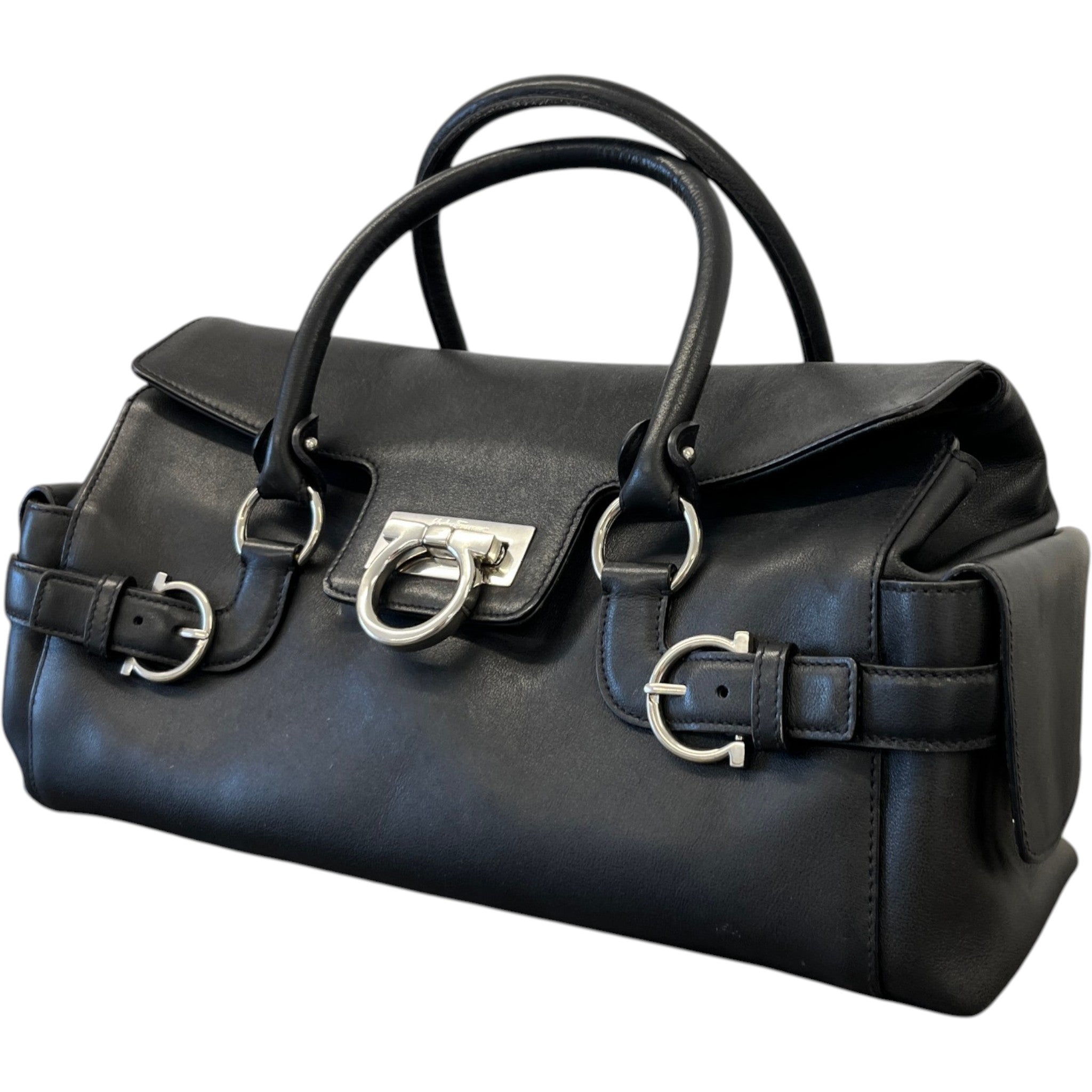 Women's Gancini Handbag Black