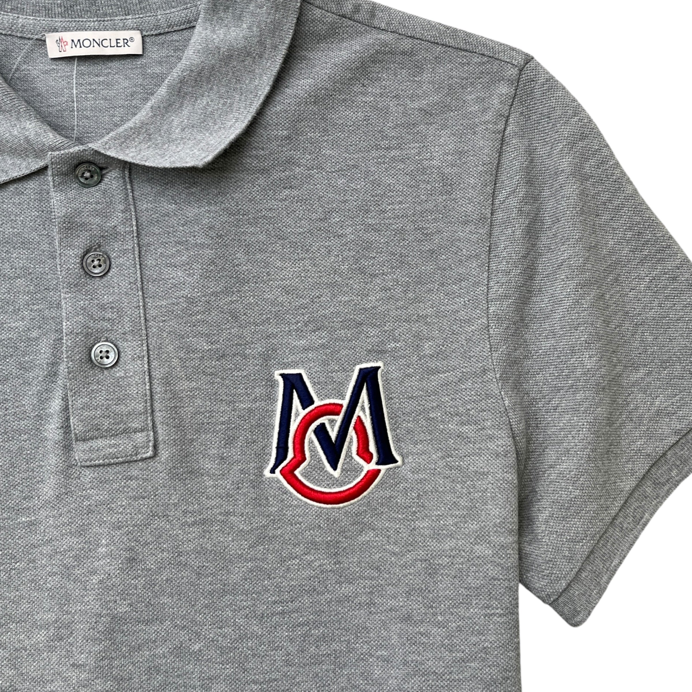 Men's Maglia Polo Shirt Grey Size S