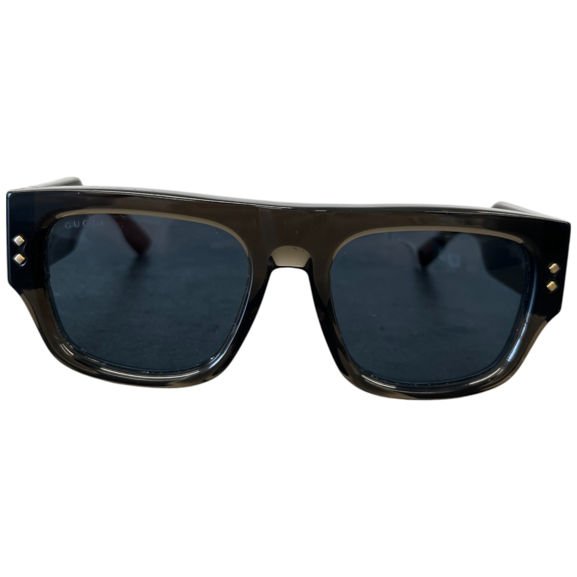 Men's Square Logo Sunglasses Black