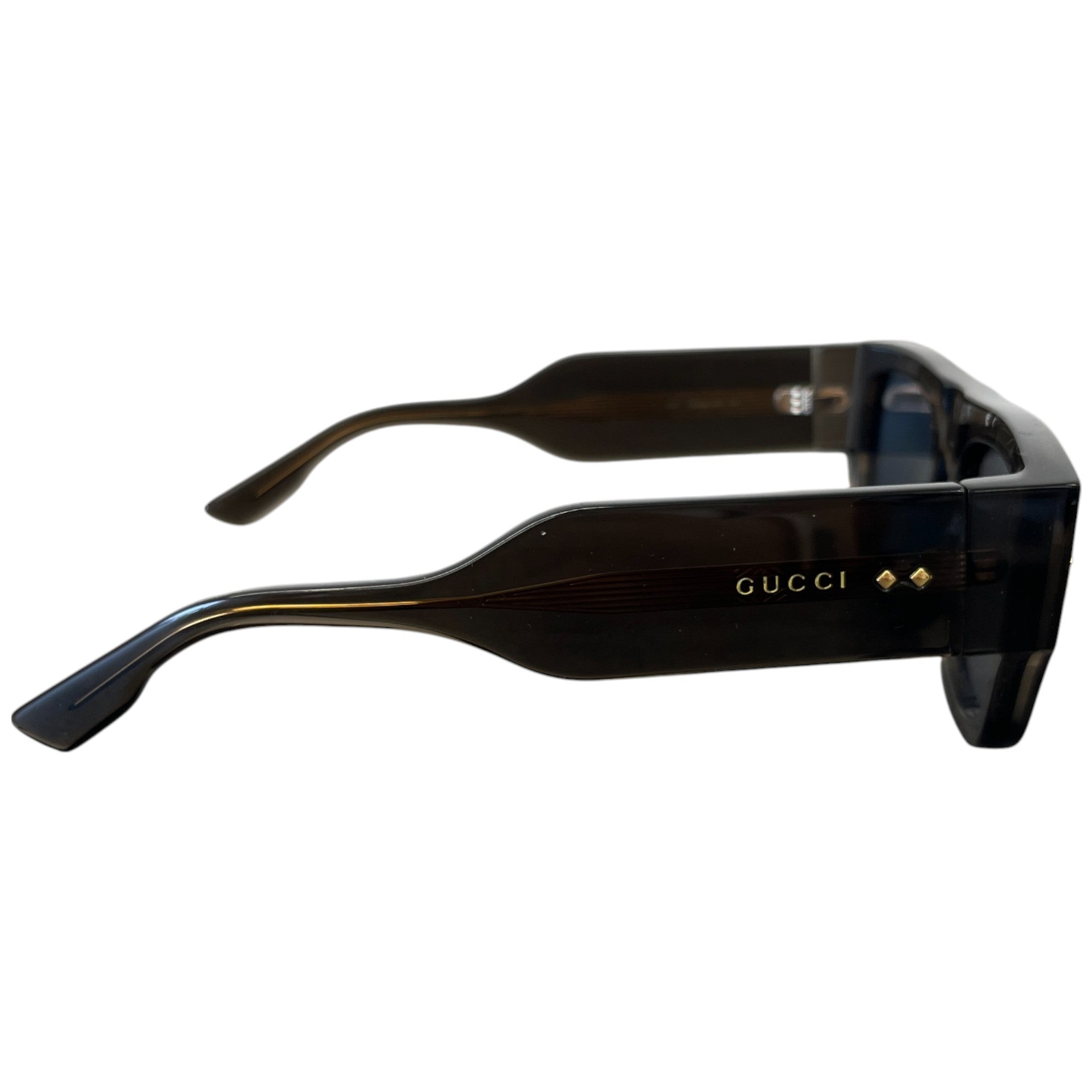 Men's Square Logo Sunglasses Black