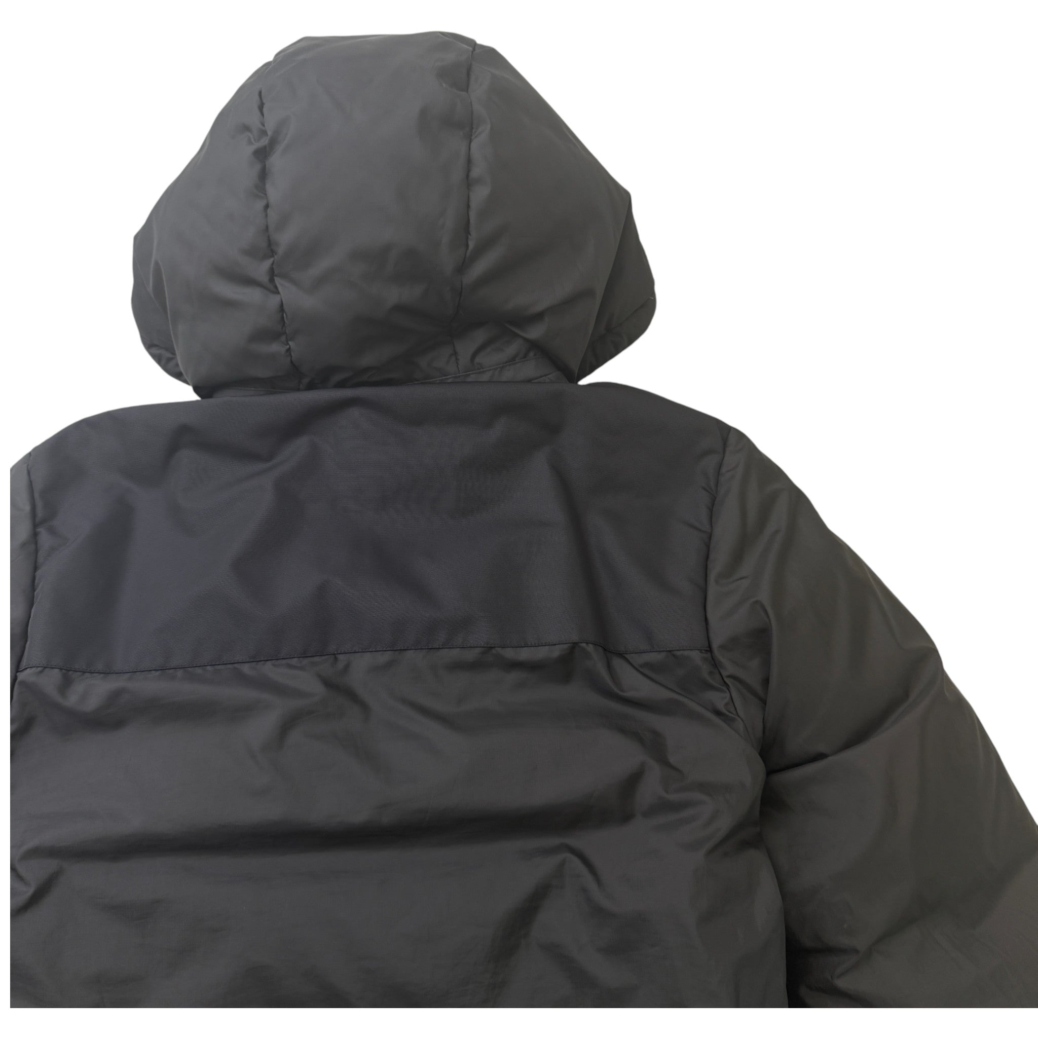 Men's Reversible Check Down Jacket Black Size M