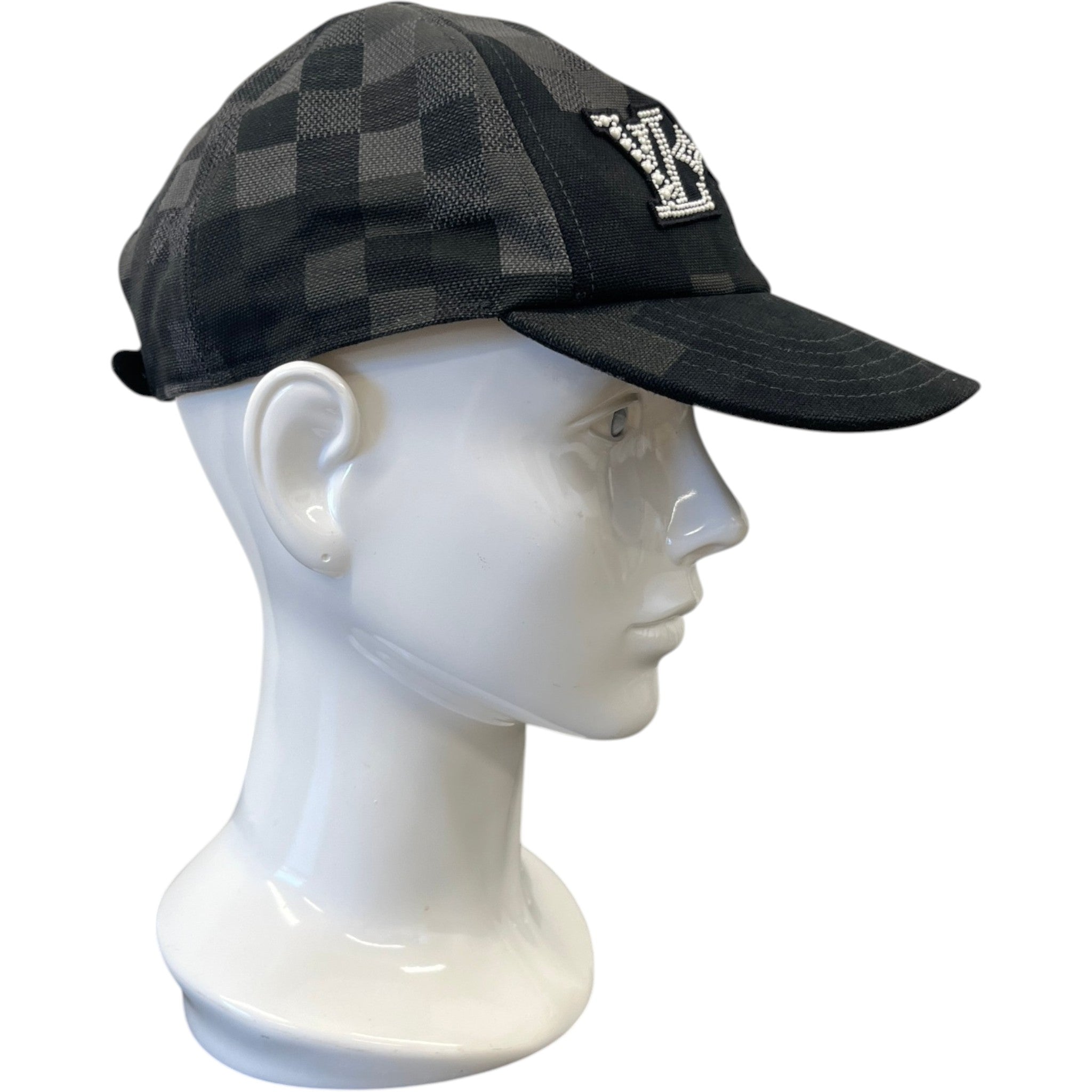 Men's Lv Vers Damoflage Cap Hat Black