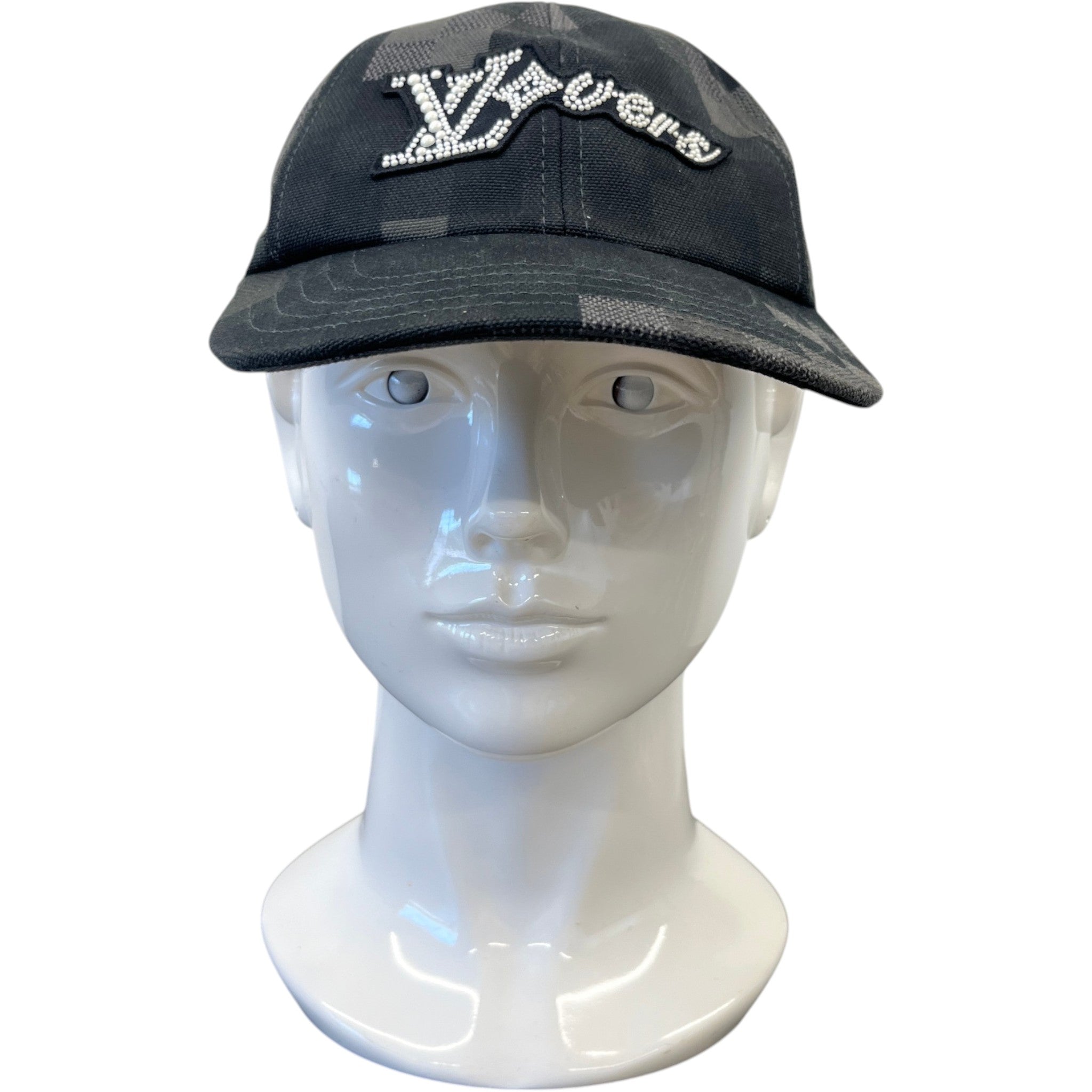 Men's Lv Vers Damoflage Cap Hat Black