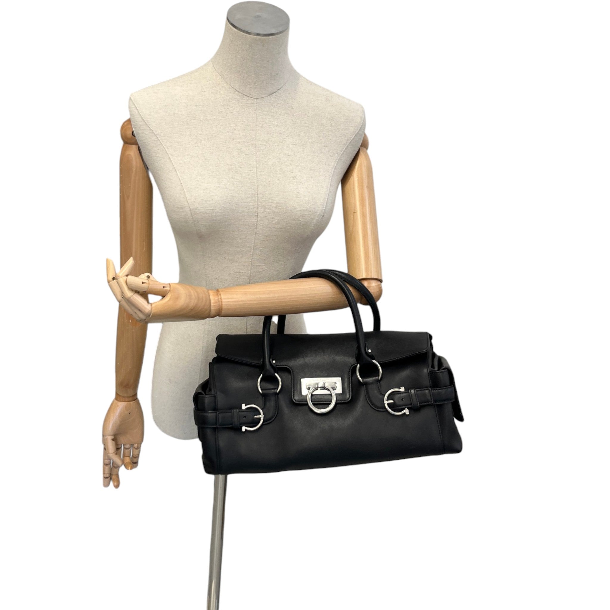 Women's Gancini Handbag Black