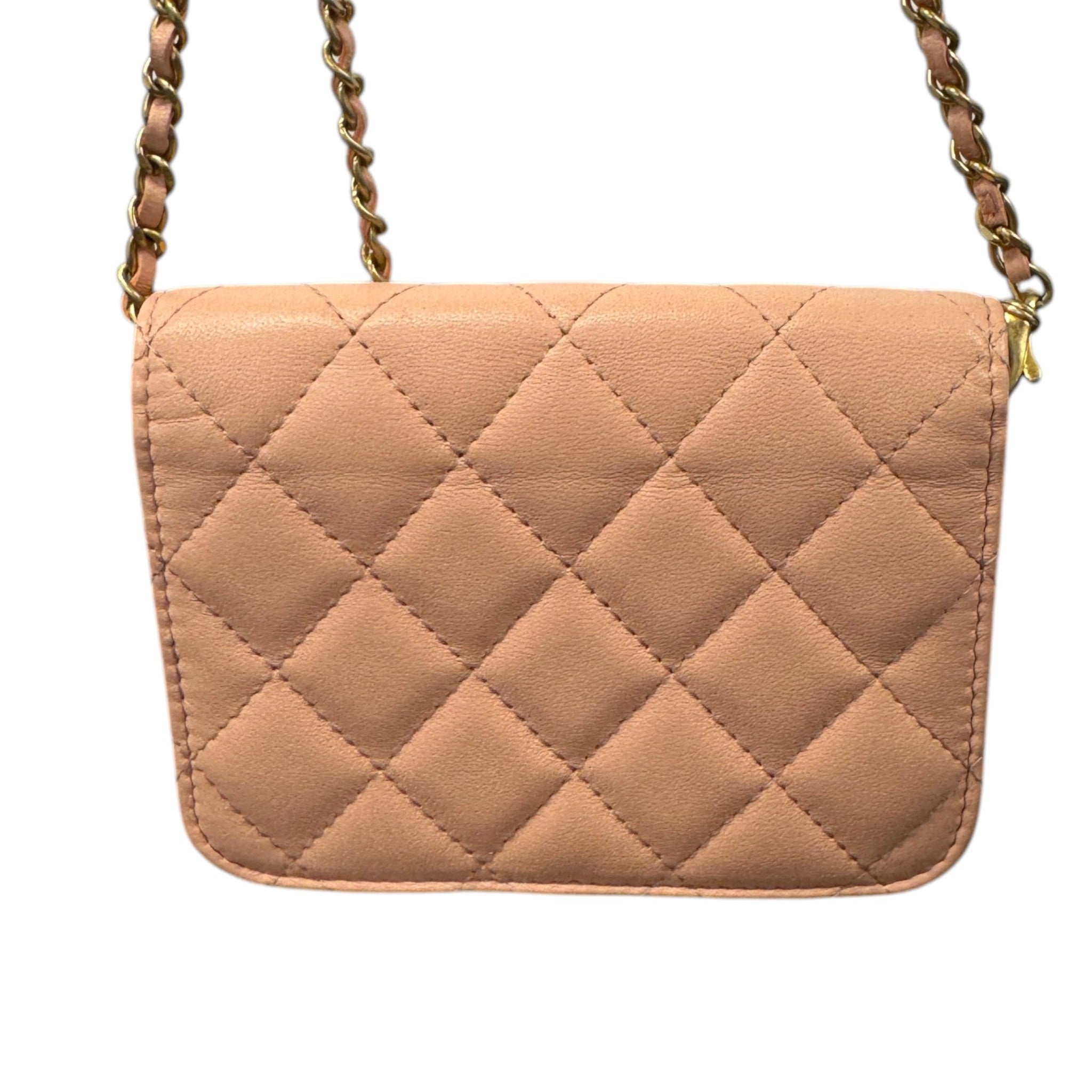 Women's Pearl Crush Wallet On Chain Handbag Pink