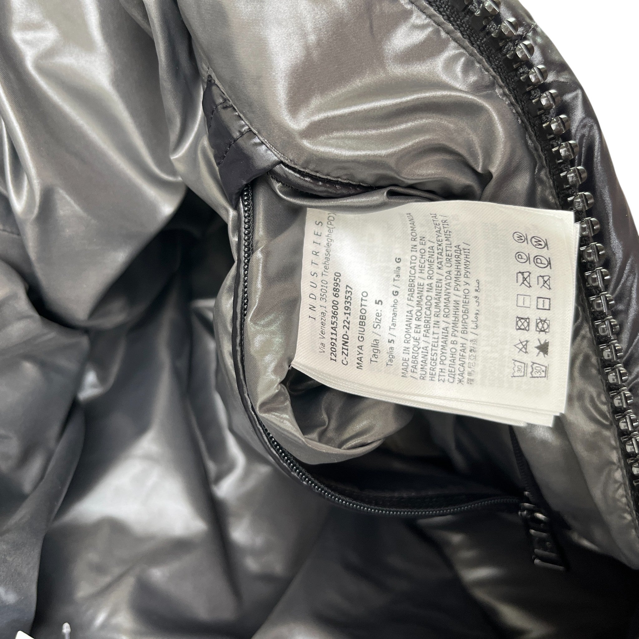 Men's Maya Down Jacket Black Size 5 / XXL