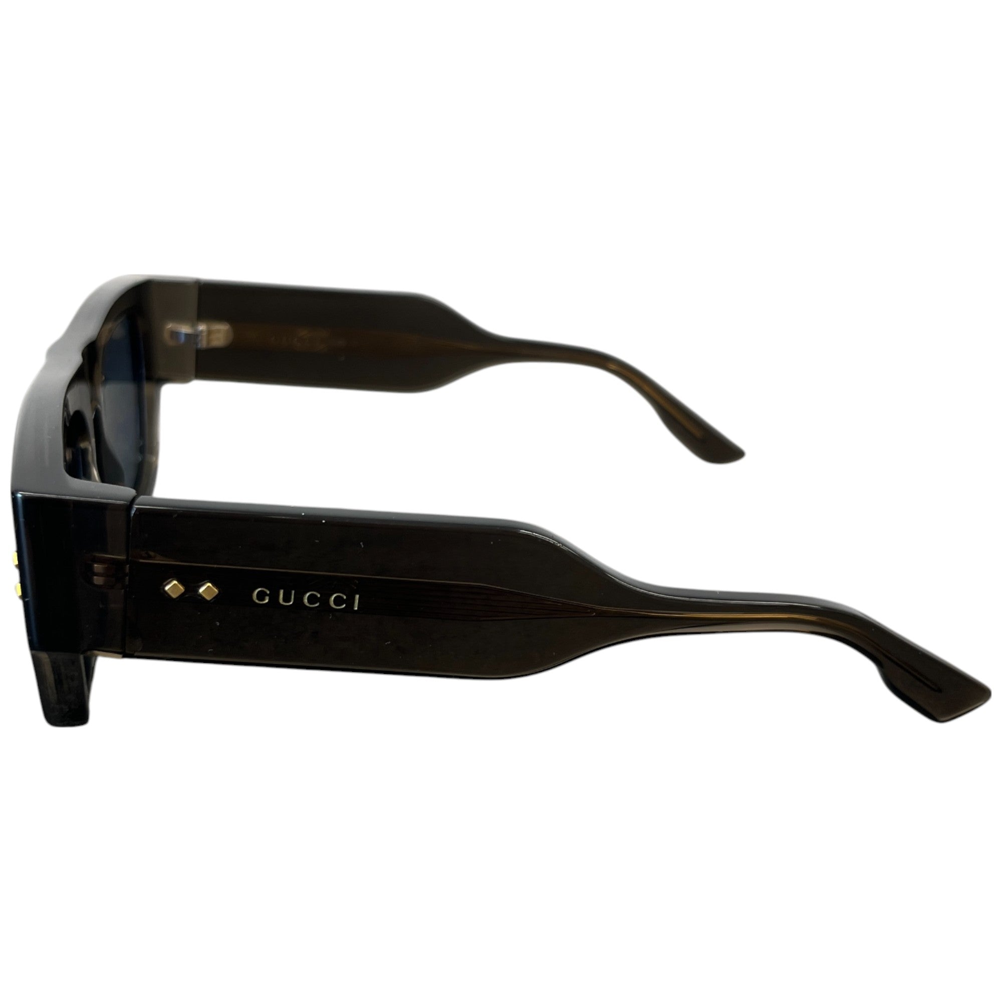 Men's Square Logo Sunglasses Black