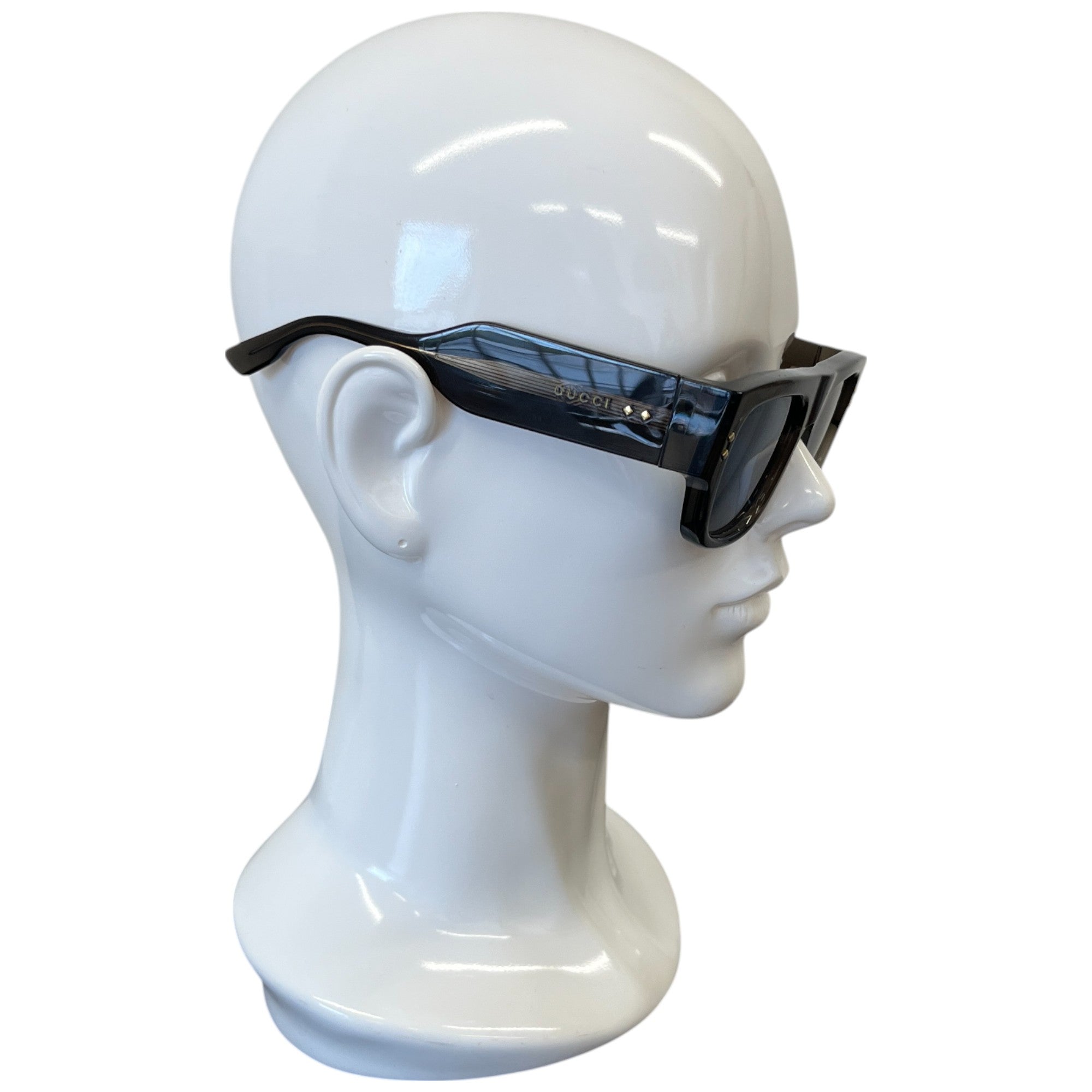 Men's Square Logo Sunglasses Black