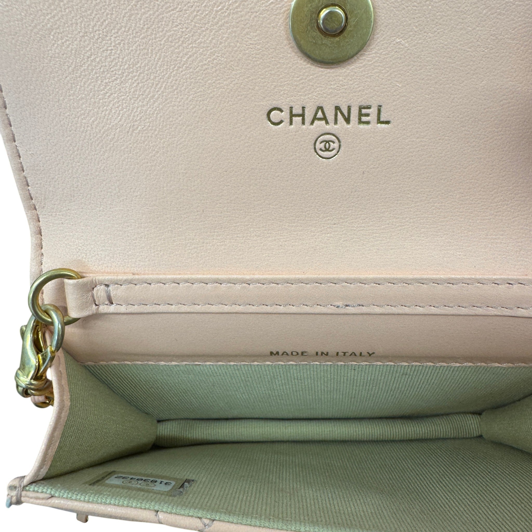 Women's Pearl Crush Wallet On Chain Handbag Pink