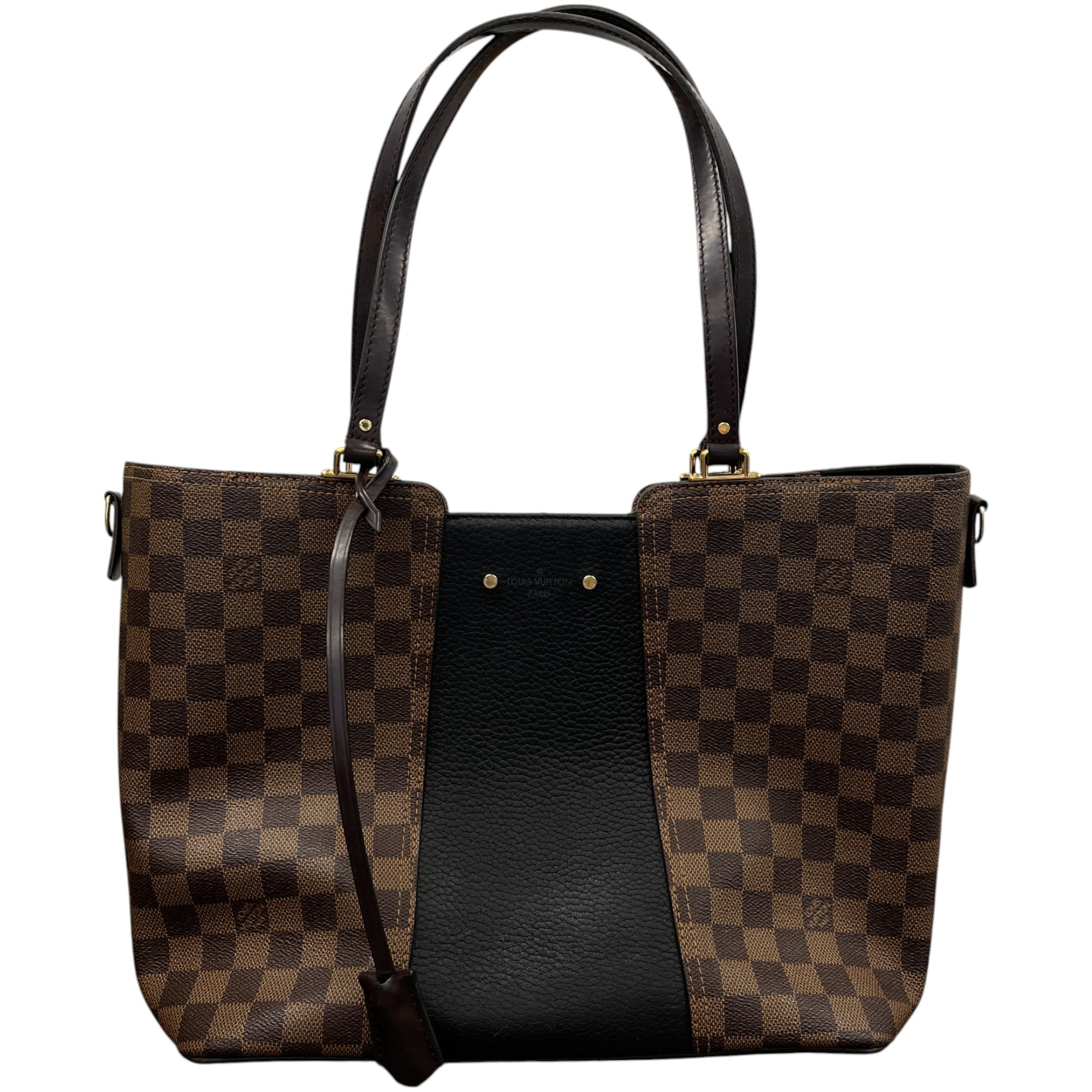 Women's Damier Ebene Jersey Tote Handbag Brown
