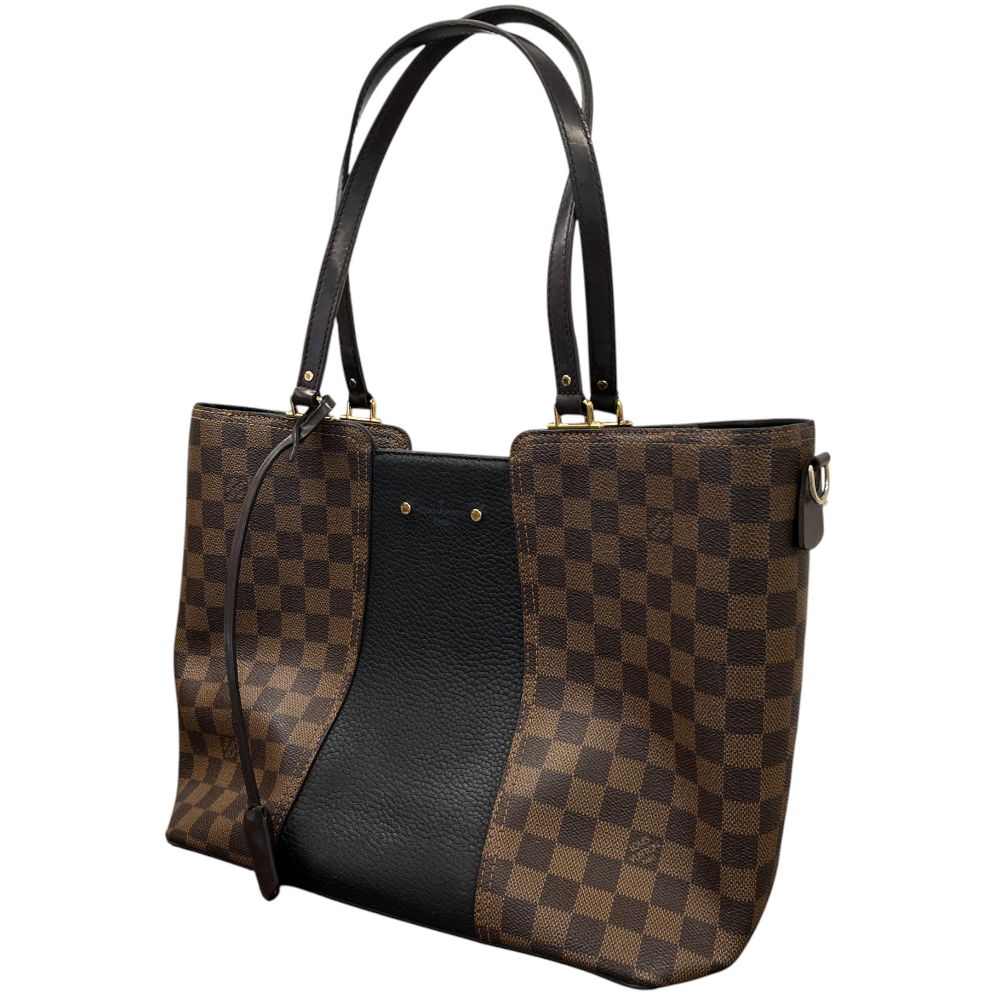 Women's Damier Ebene Jersey Tote Handbag Brown