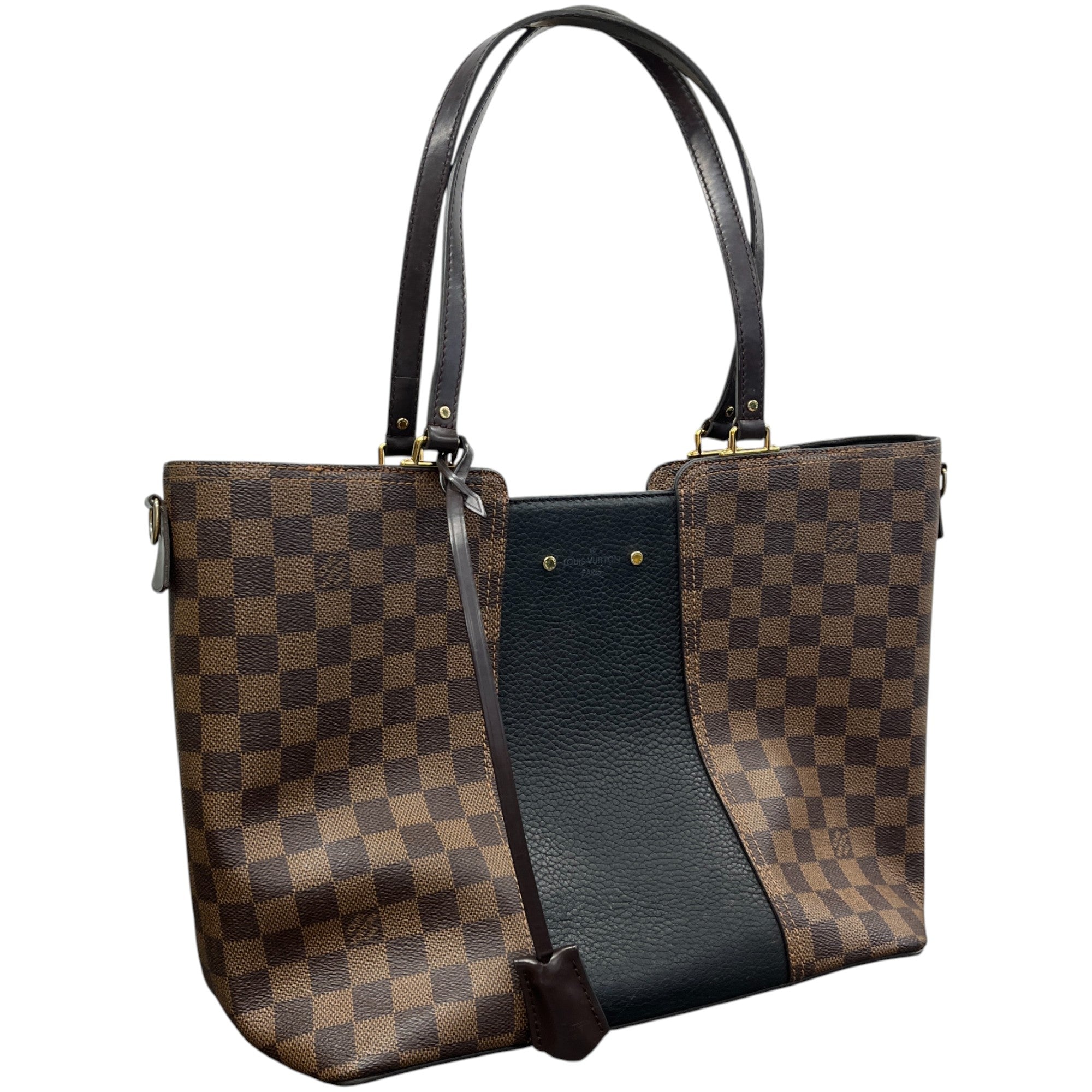 Women's Damier Ebene Jersey Tote Handbag Brown