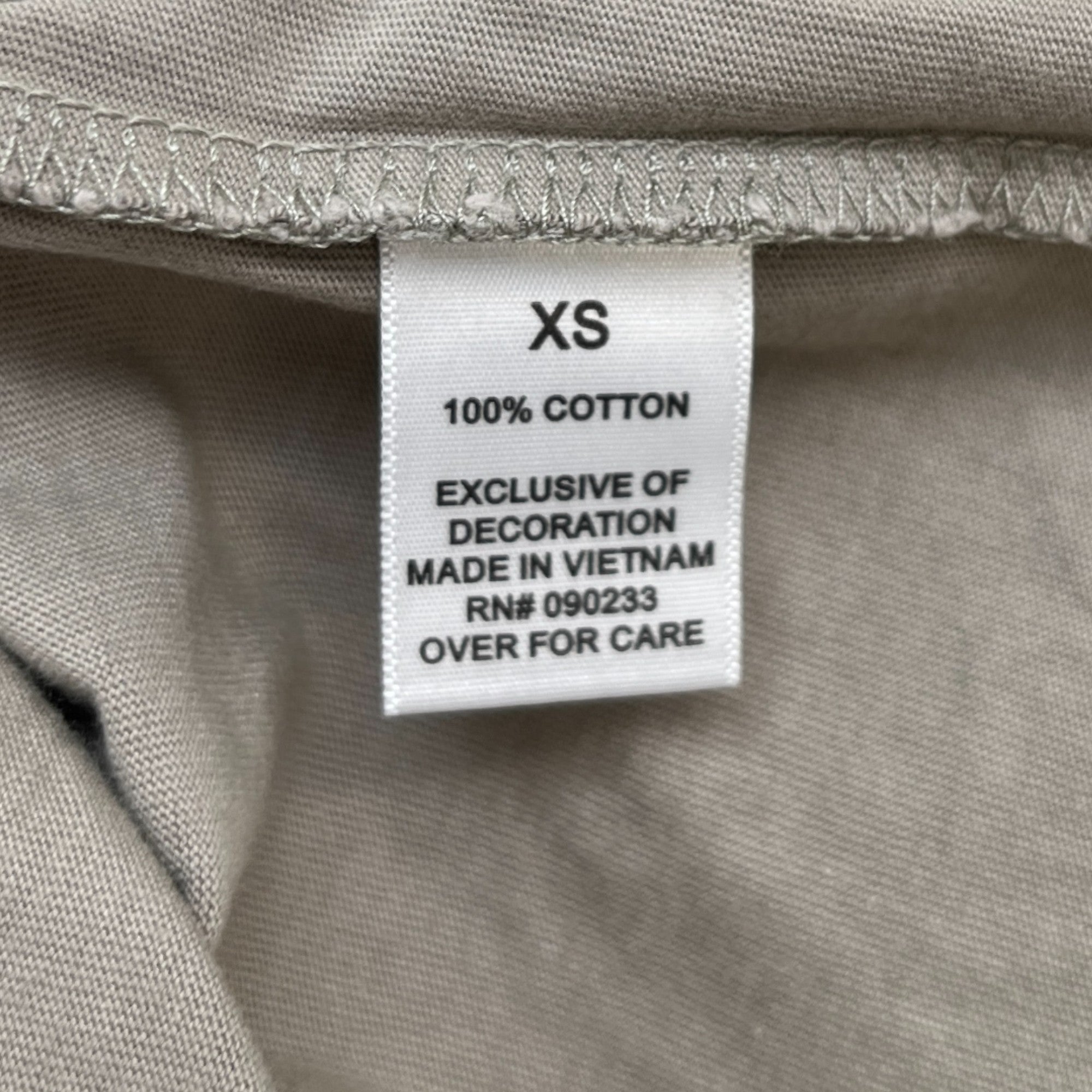 Men's Fear Of God Logo Polo Shirt Khaki Size XS