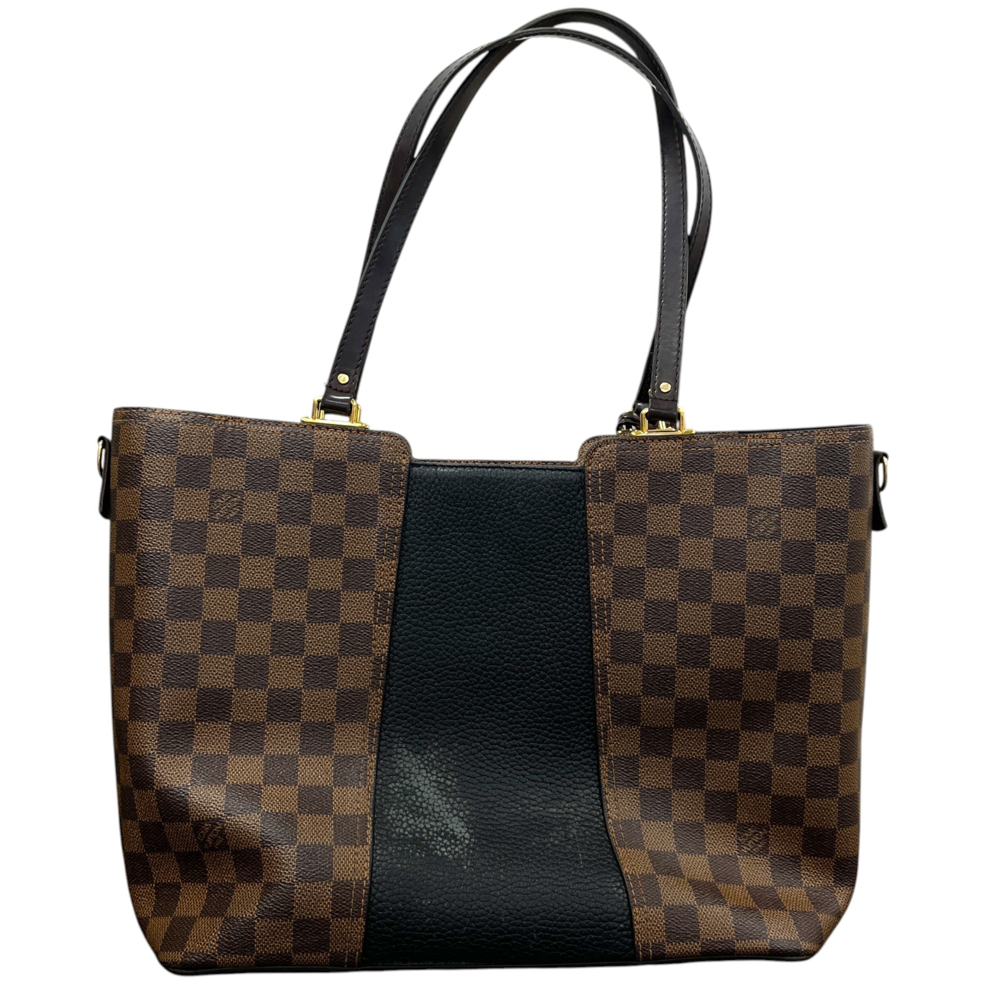 Women's Damier Ebene Jersey Tote Handbag Brown