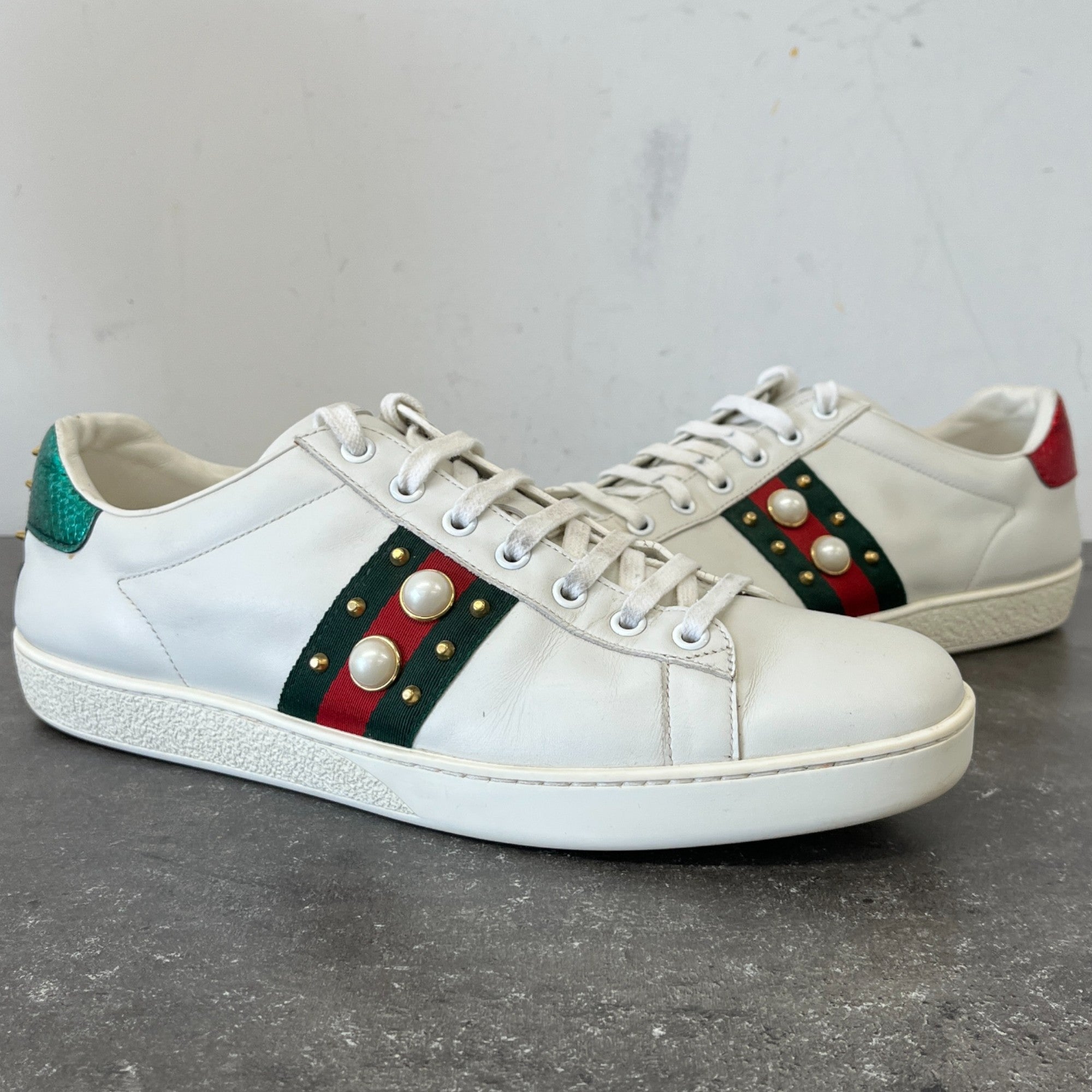 Men's Ace Web Low Trainers White Size EU 42 / UK 8