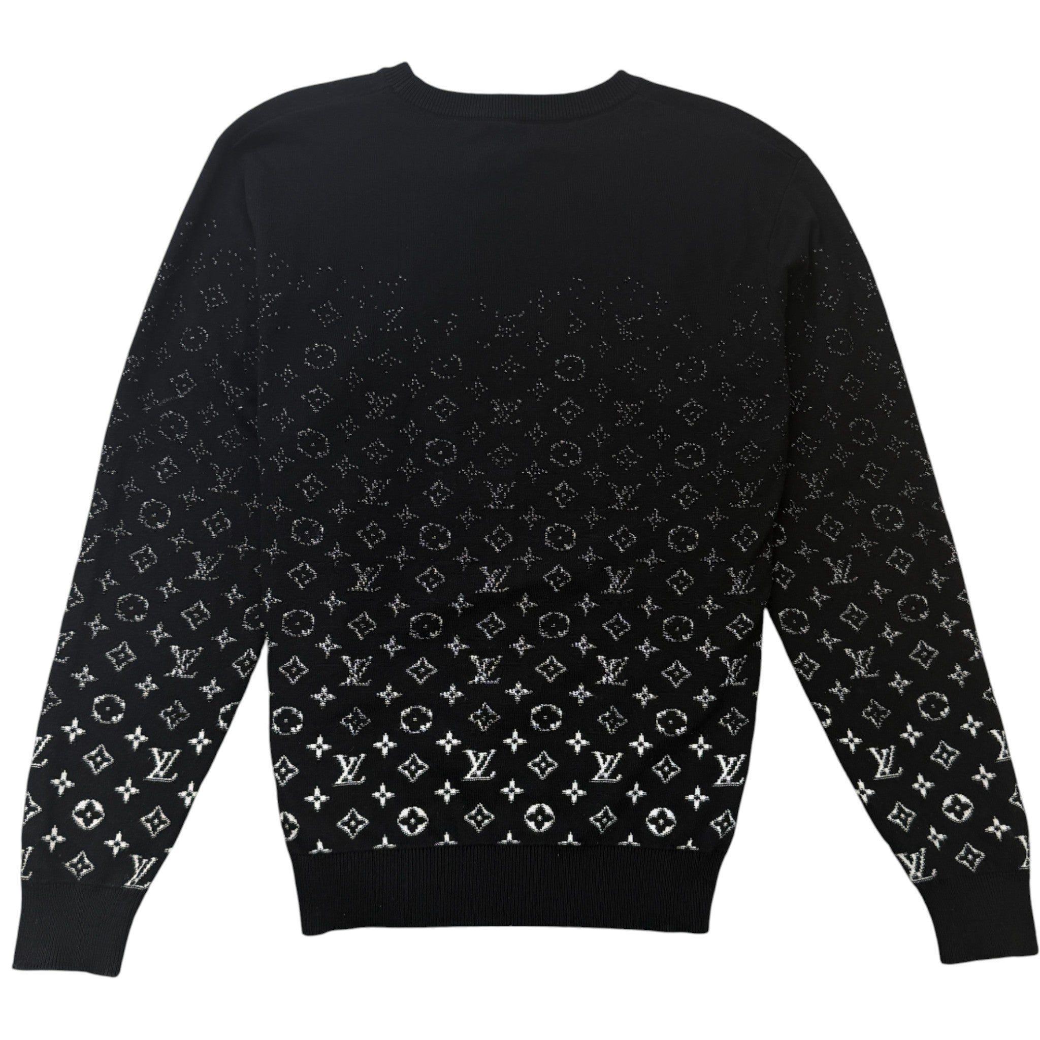Men's Monogram Gradient Jumper Black Size L